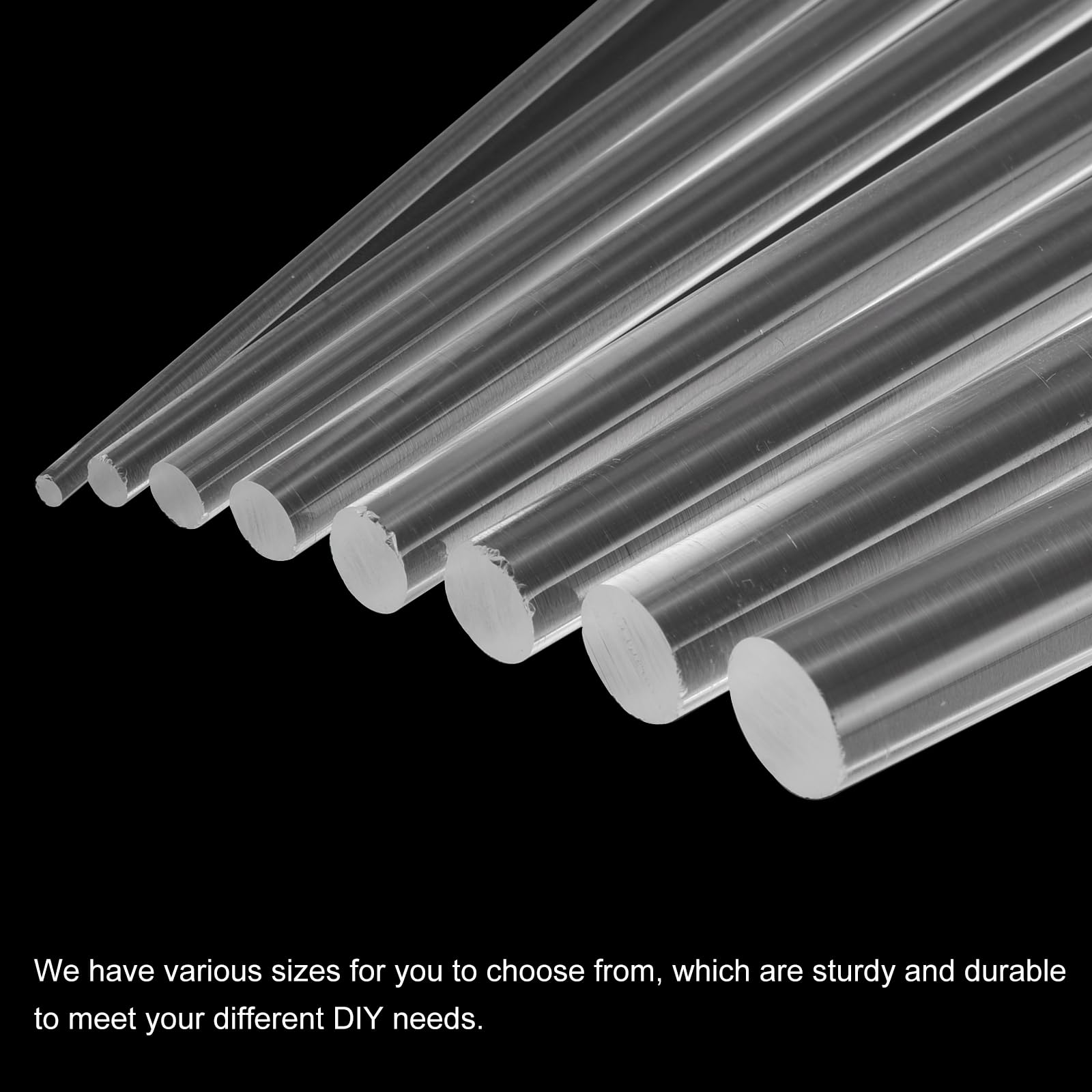 QUARKZMAN 6 Klare Acryl-Rundstäbe 2x300 Mm – Vie Produktbild-Vorschau 4