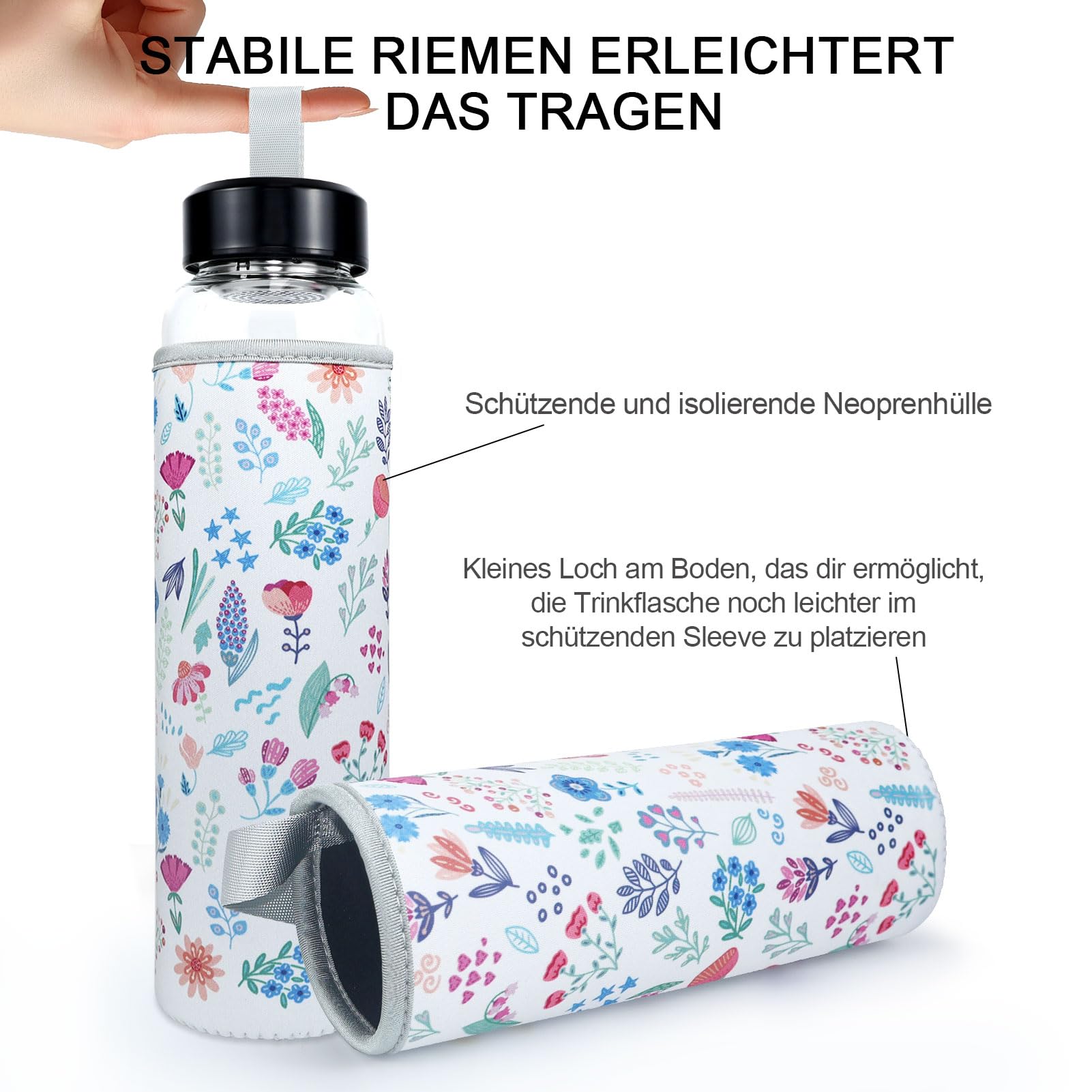 1 Liter Glazen Waterfles,5,5 cm Brede Hals,Glazen Waterfles,1000 ml Lekvrije Drinkfles met Eucalyptus Beschermhoes Roestvrijstalen Zeef,Bpa-Vrij ,Koolzuurhoudende Drinkfles,Geschikt Voor Sport 1 Liter Glazen Waterfles,5,5 cm Brede Hals,Glazen Waterfles,1000 ml Lekvrije Drinkfles met Eucalyptus Beschermhoes Roestvrijstalen Zeef,Bpa-Vrij ,Koolzuurhoudende Drinkfles,Geschikt Voor Sport