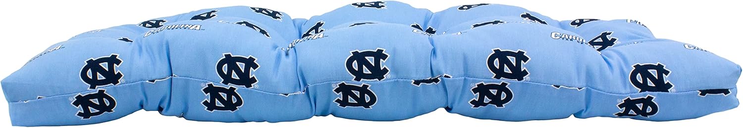 College Covers Comfy Loveseat Settee Cushion, 46 in x 20 in x 3 in, North Carolina Tar Heels