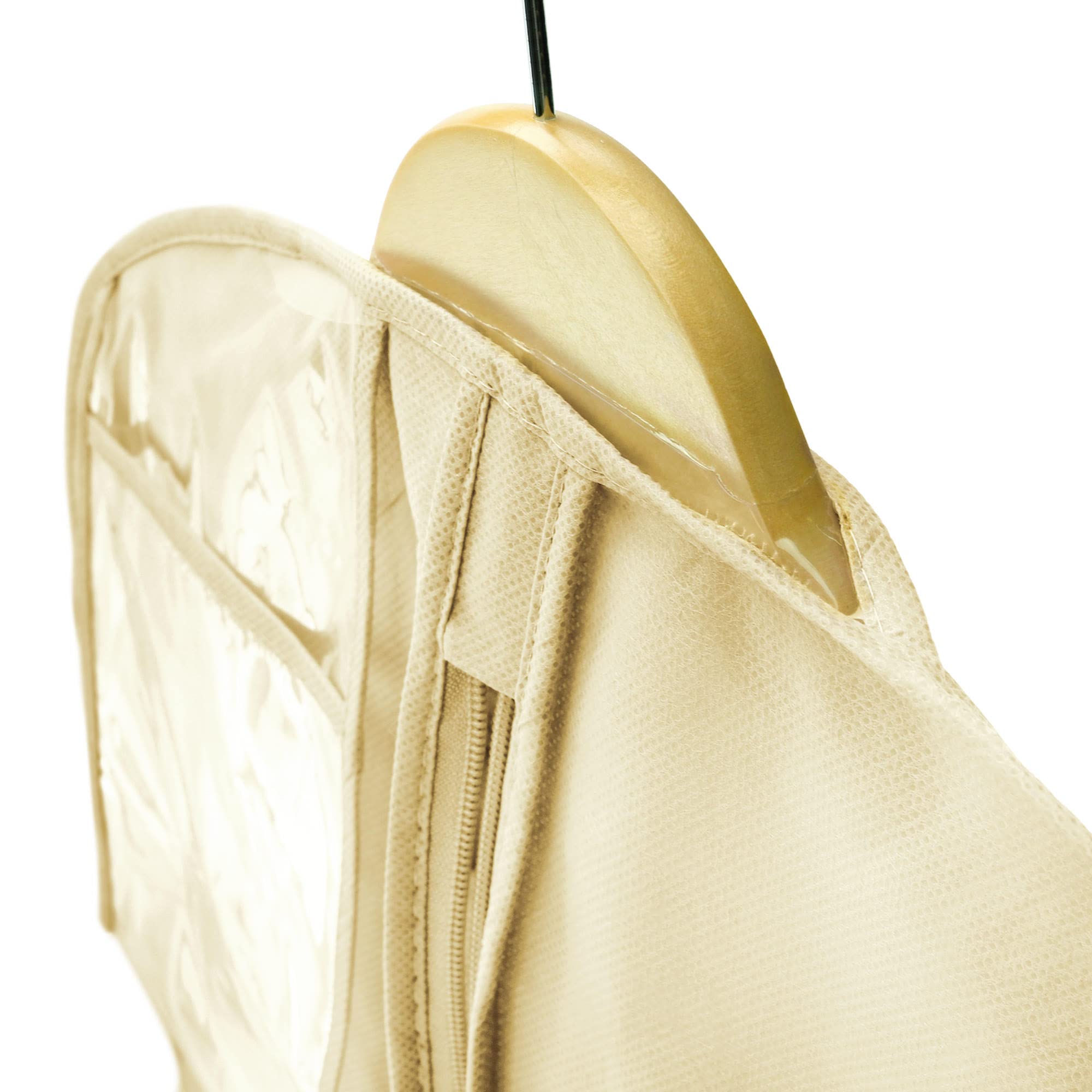 Porta Abito Da Sposa Hangerworld - Copriabito Traspirante 183cm, Con Tasche - Foto 4