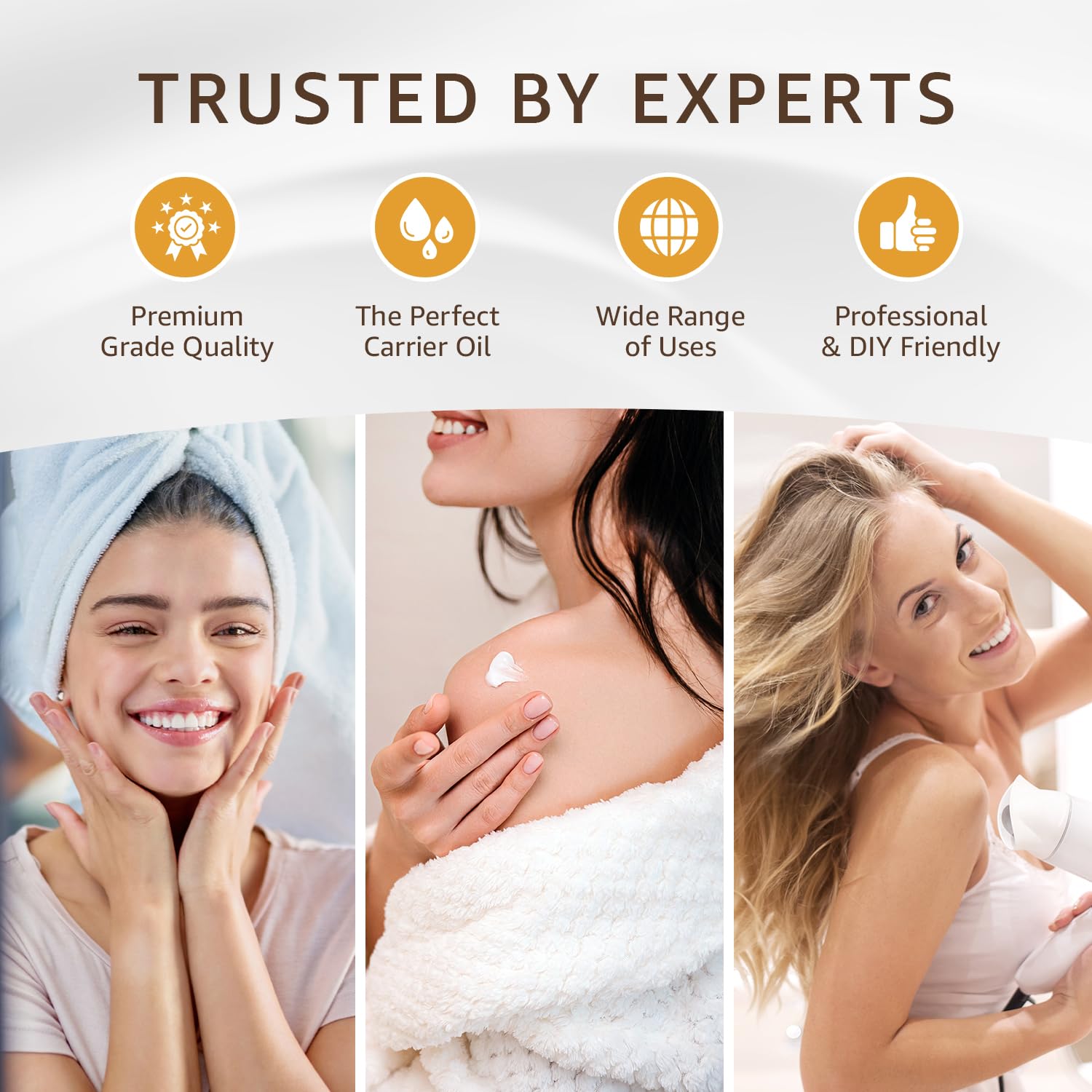 ORGANIC RICE BRAN OIL (16 oz) Premium Cold Pressed Unrefined | 100% Pure Rice Bran Oil for Skin, Face, Hair, Soap Making | Carrier for Essential Oils | Available in Bulk | 16 FL OZ - Image 5