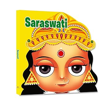 CUT OUT BOARD BOOK: GODS AND GODDESSES SARASWATI