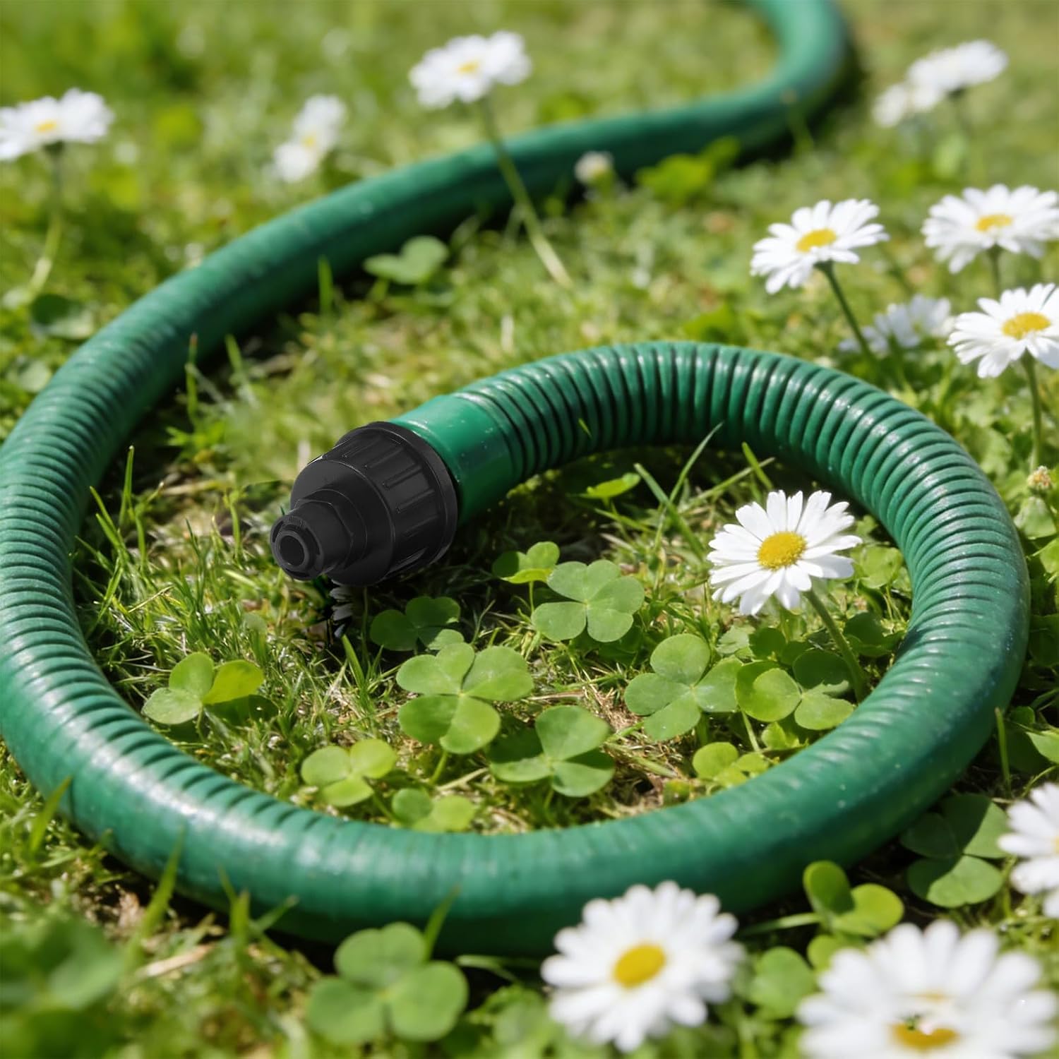 4pcs Drip Quick Connectors: 3/4 Inch Drip Irrigation Tubing to Faucet - Garden Hose Adapter - Garden Hose Quick Connect Fittings Irrigation System Parts