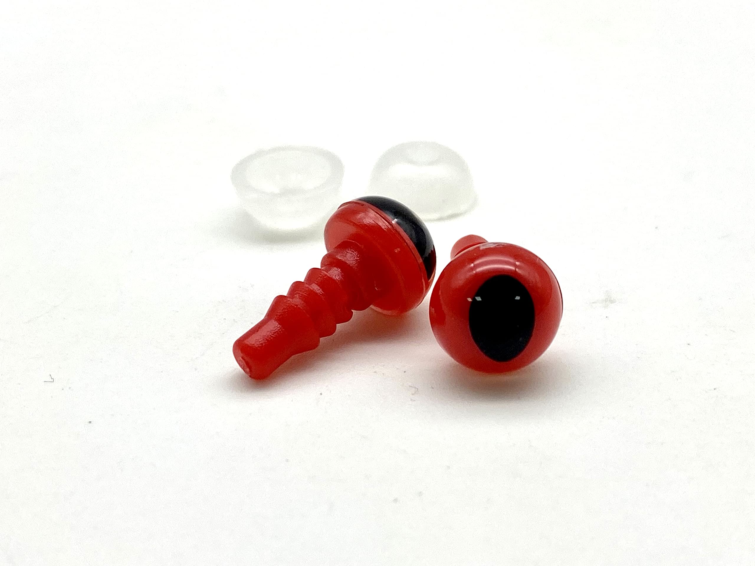 120PCS plastica sicurezza Crochet occhi sfusi con 120PCS rondelle per uncinetto artigianato (0,32 pollici/8 mm