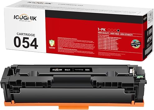 1-Pack CRG 054 High Yield Black Toner Cartridge Replacement for Canon CRG 054 for imageCLASS MF642Cdw MF644Cdw MF640C MF641Cw MF643Cdw MF645Cx LBP621Cw LBP622Cdw LBP623Cdw Printer