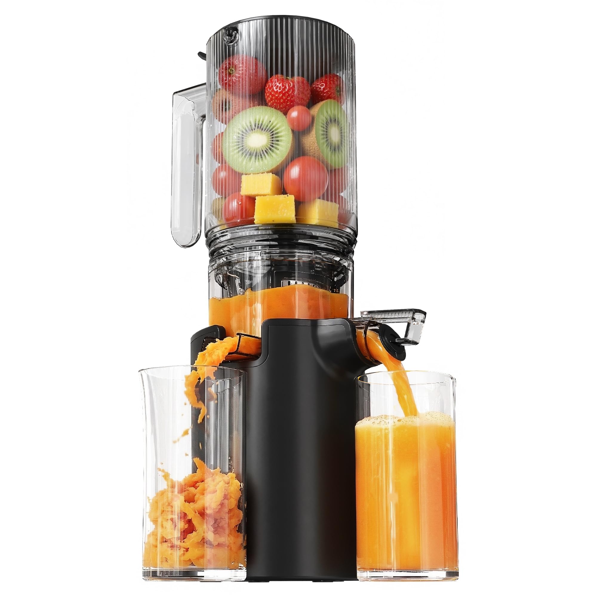 Photo 1 of Cold Press Juicer, 4.3" Wide Feed Chute Juice Machine, High Juice Yield Slow Masticating Juicer for Whole Vegetables & Fruits