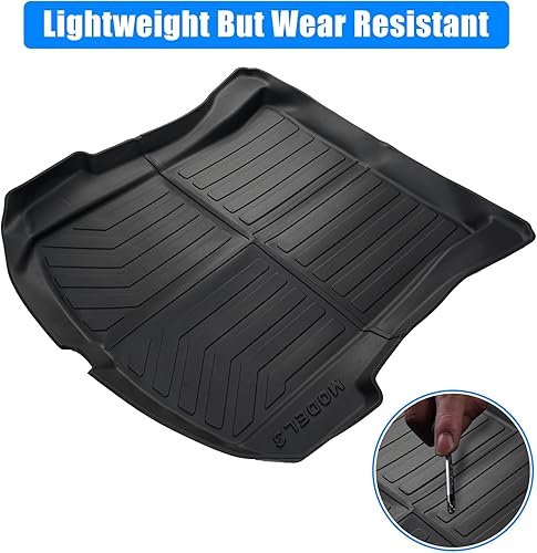 Miniatura 7 de MERXENG Protector de maletero de automóvil para todo tipo de clima, alfombrilla protectora para Chevrolet Equinox 2018-2023  GMC Terrain 2018-2023