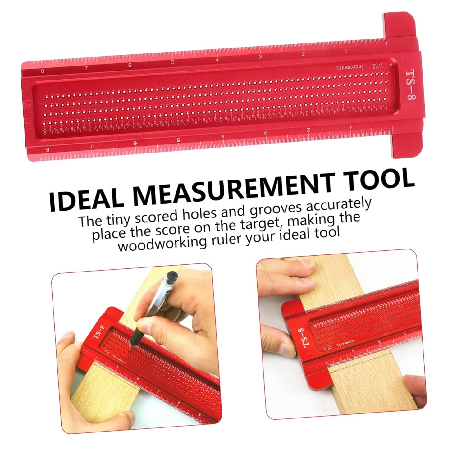 Woodworking Scriber Device Home Woodworking Scriber Metric Ruler Keyhole Marking Gauge