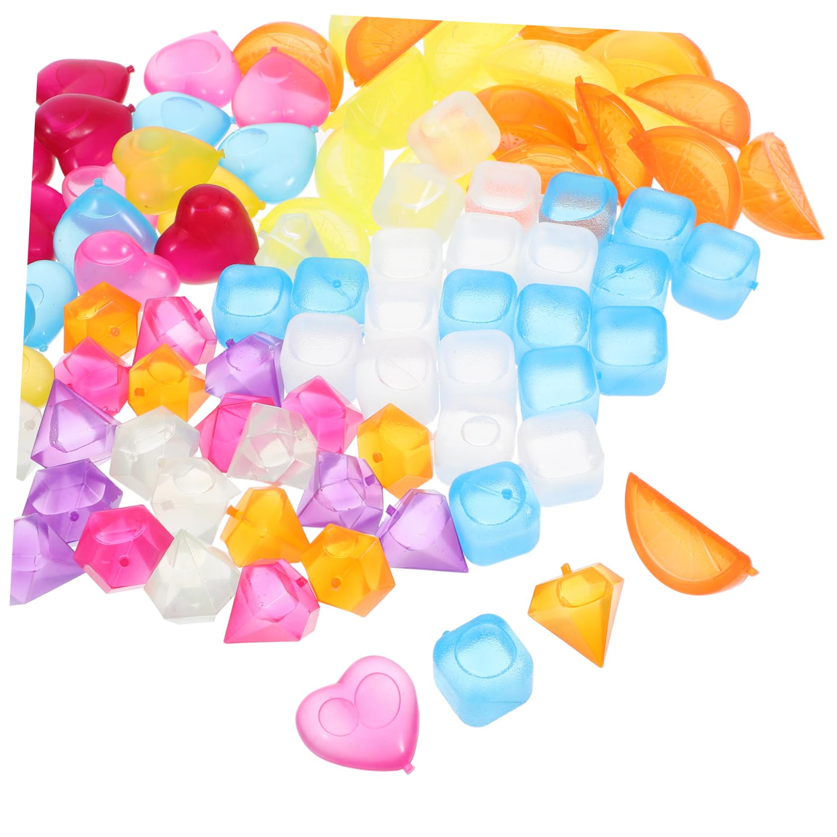 96 Glaçons Réutilisables en Plastique, Congélation Rapide