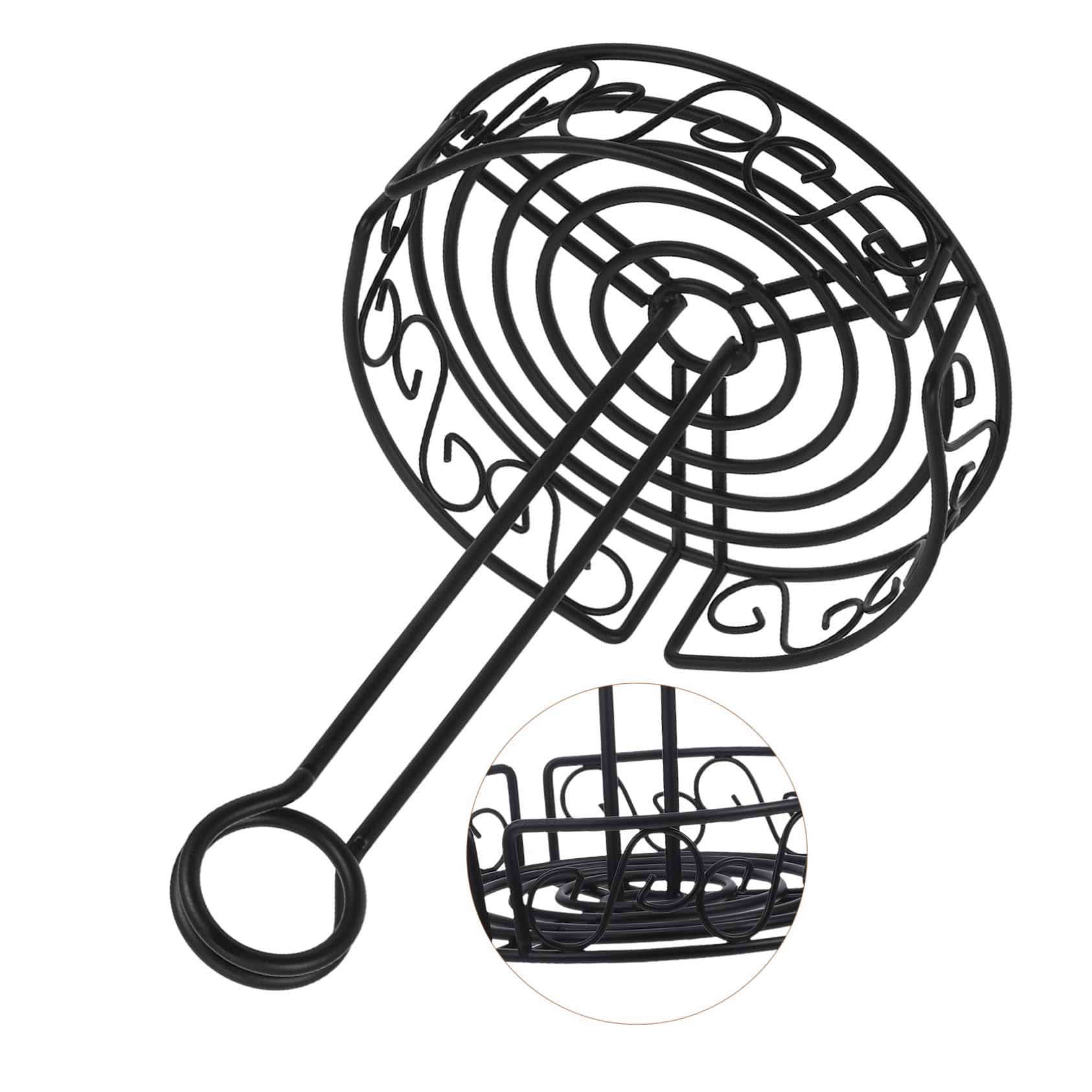 MAGICLULU 2St Gewürzkorb Gewürzständer Gewürzhalter gewürzaufbewahrung Gewürzflaschenorganizer küchenzubehör Gestell flacher Schubladen-Organizer Gewürzglas-Organizer Gewürzregal Eisen Black
