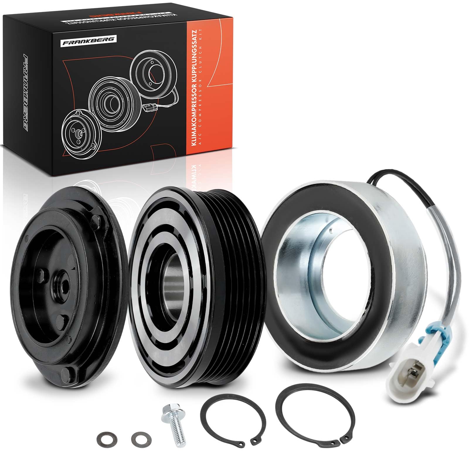 Frankberg Magnetkupplung Klimakompressor Kompatibel mit Astra H A04 Astra H CaR.A.Van A04 Astra H GTC A04 Astra H Stufenheck A04 Zafira B Kasten/MPV A05 Replace# 13124751