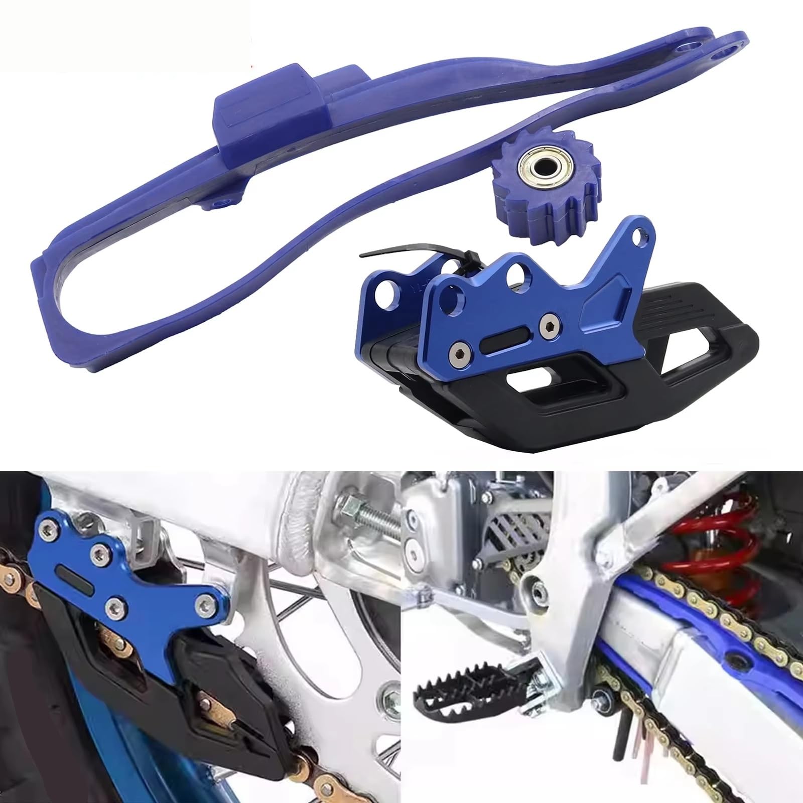 Compatible Con Yamaha Para YZ450F Para YZ250FX Para YZ450FX Polea Guía De Cadena Motocicleta Protector Brazo Basculante Accesorios Modificación