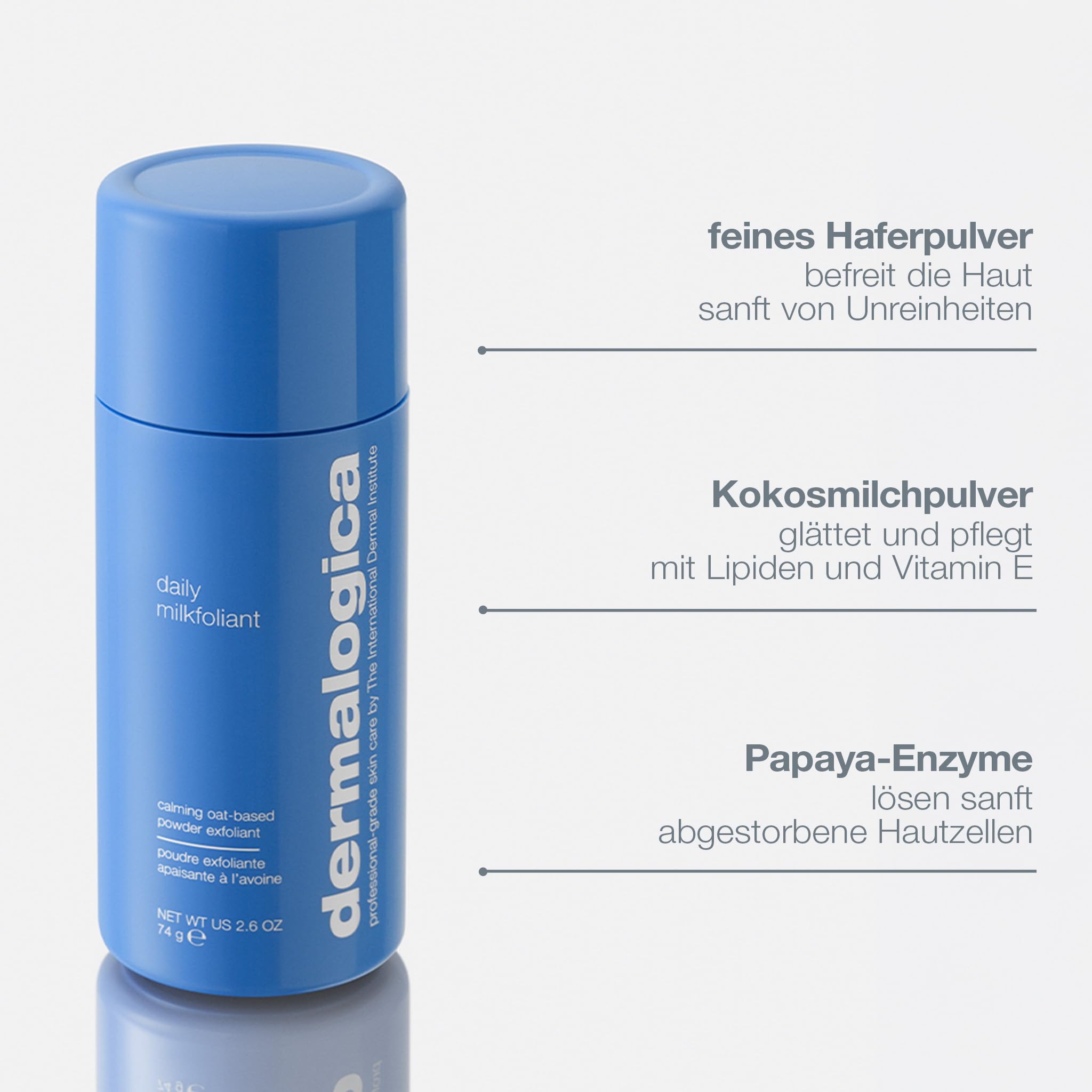 Dermalogica Daily Milkfoliant Exfoliator - Vegan Exfoliating Powder with Coconut Milk for Smoother, Softer Skin, Combats Skin Sensitivity, Redness and Uneven Texture, All Skin Types