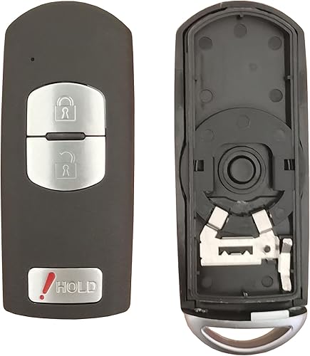 Miniatura 5 de Reemplazo remoto de entrada sin llave para automóvil Mazda compatible con Mazda 3 CX-3 CX-5 WAZSKE13D01 662F-SKE13D01 (para B)