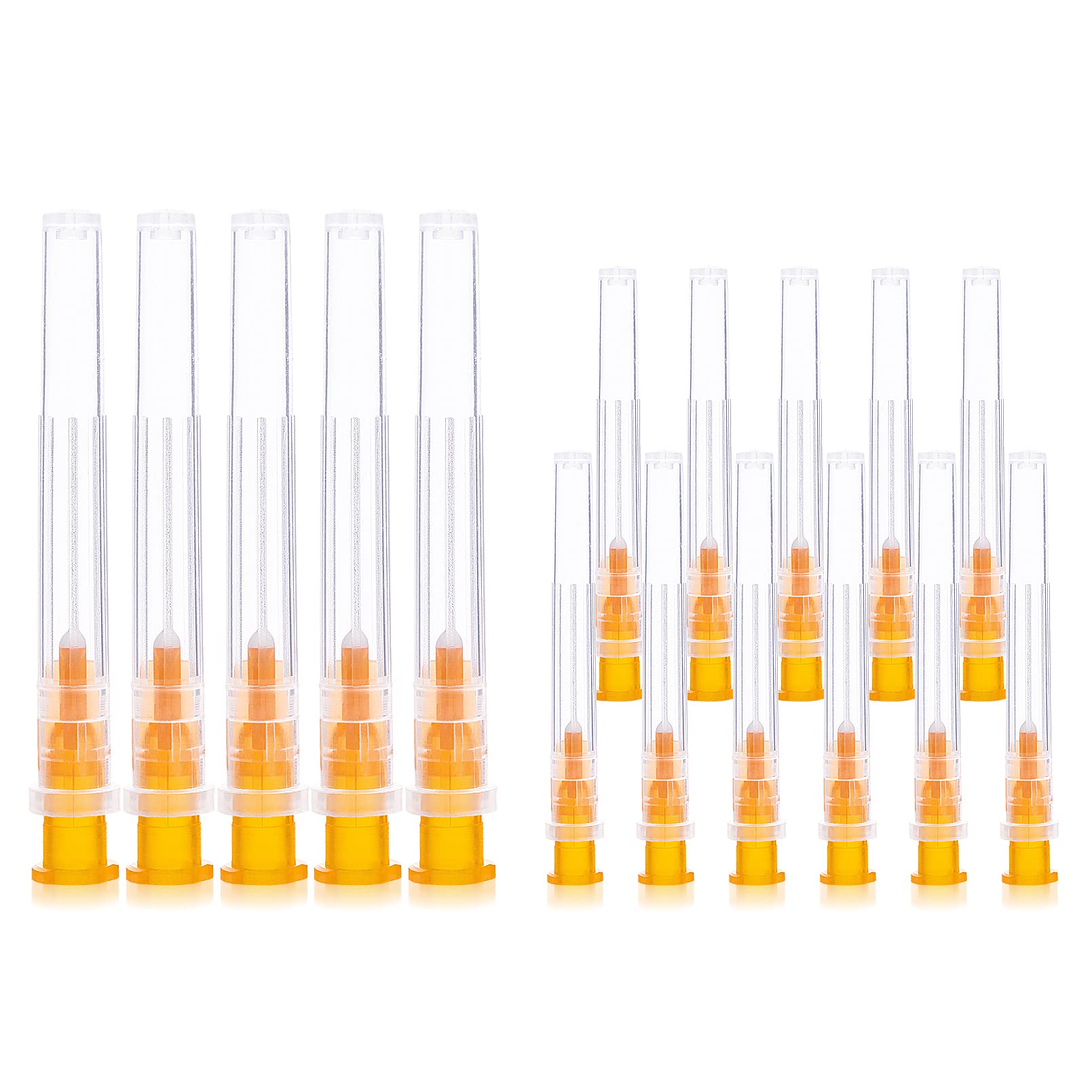 CAILOS 25 Gauge 1inch Luer Lock or Luer Slip Dispensing Needle Accessories, Individually Packaged, 100Pack