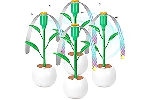 Fly Fans for Tables 4 Pack, Fly Repellent Fans Indoor Outdoor Keep Flies Away