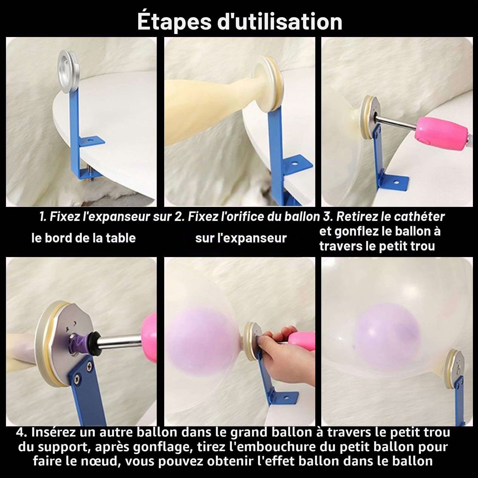 Machine à remplir les ballons Cukol - 1 pièce - Violet - Ballon - Fête Générale - Tout âge - Tout public - Enfants et Adultes