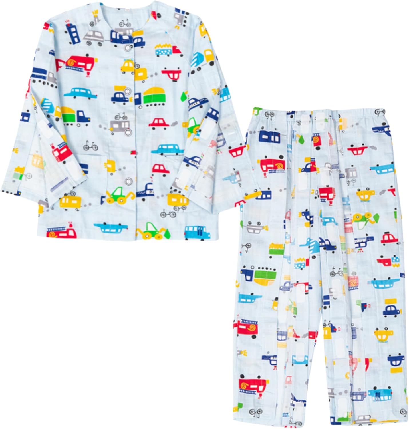 Adaptive Clothing for Children Long Sleeve Cotton Tear Away Full Opening Bedridden Patient Clothing