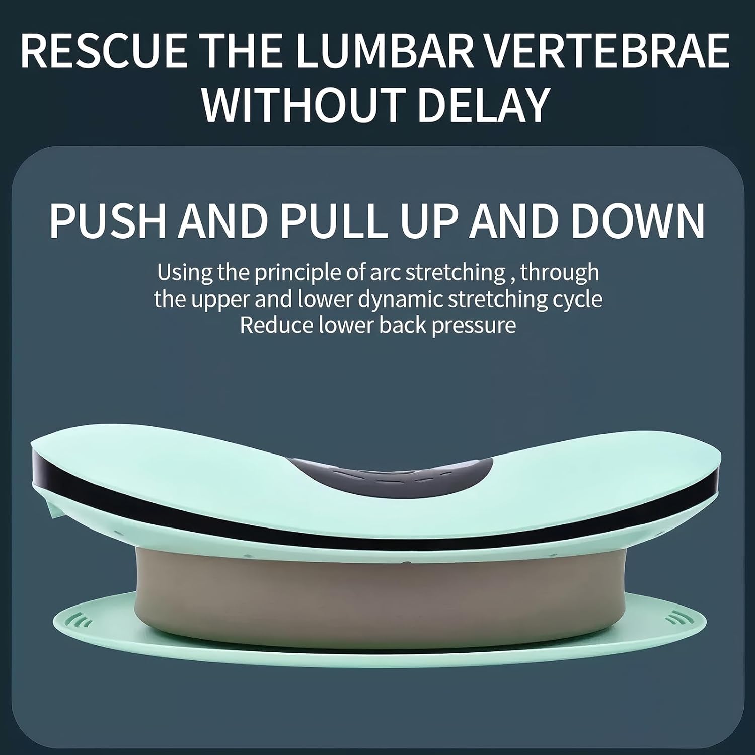 Multifunctional Electric Waist Massager,Lumbar Relaxer,Lower Back Stretcher,26° Oscillating,Heating,Vibrating and Stretching for Waist Back Pain - Image 8