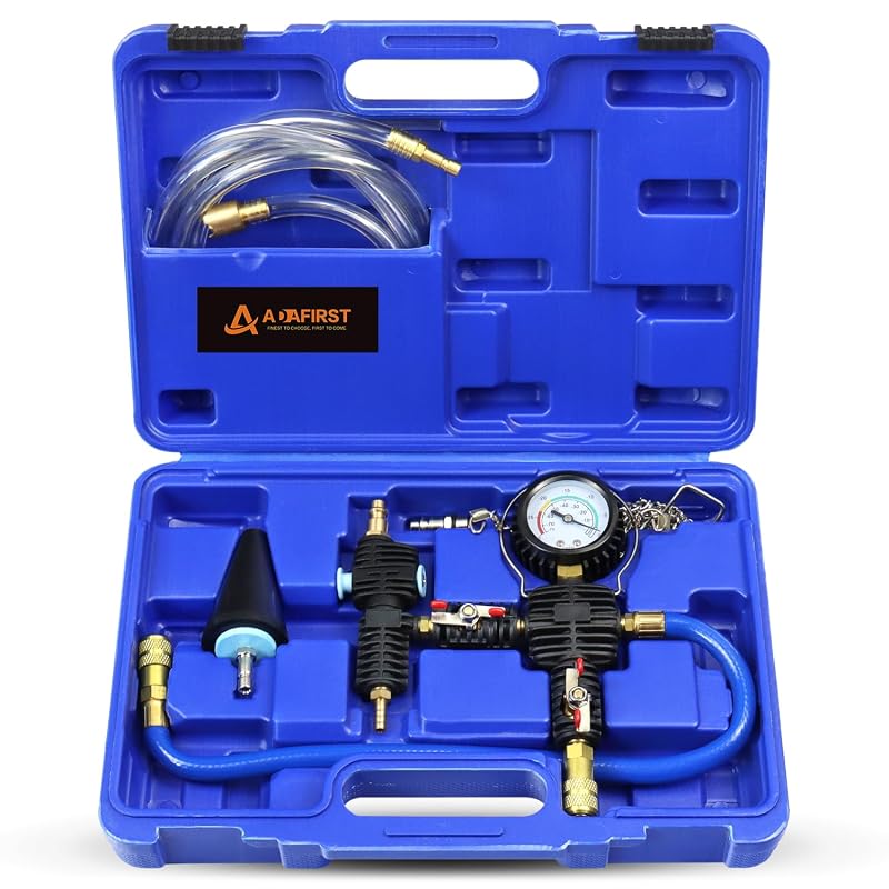 Kit de Reposição de Líquido de Arrefecimento por Vácuo ADAFIRST AD10101BE com Adaptador Universal e Mangueiras