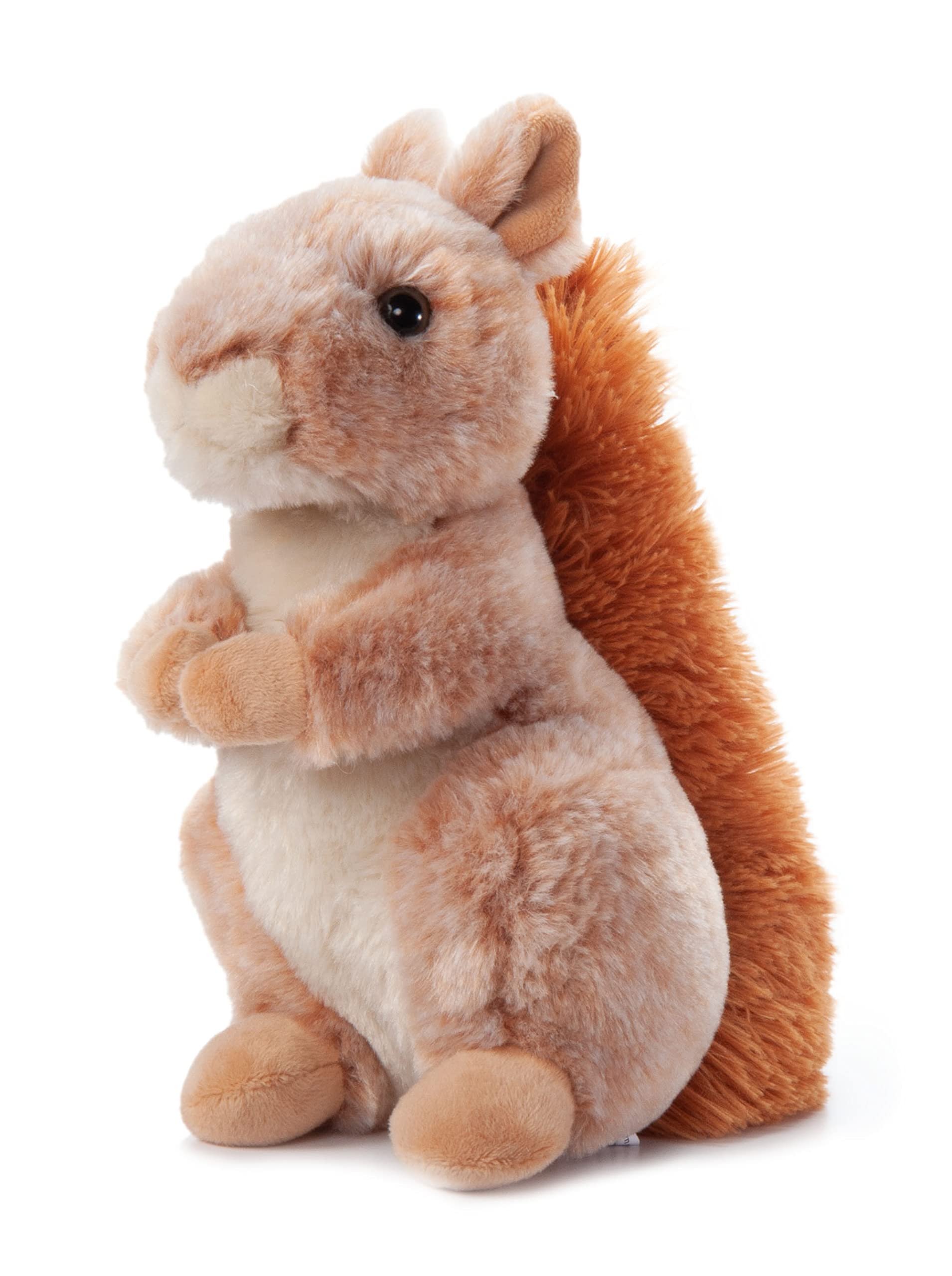 The Petting Zoo Squirrel Stuffed Animal Plushie, Gifts for Kids, Wild Onez Wildlife Animals, Brown Squirrel Plush Toy 9 inches