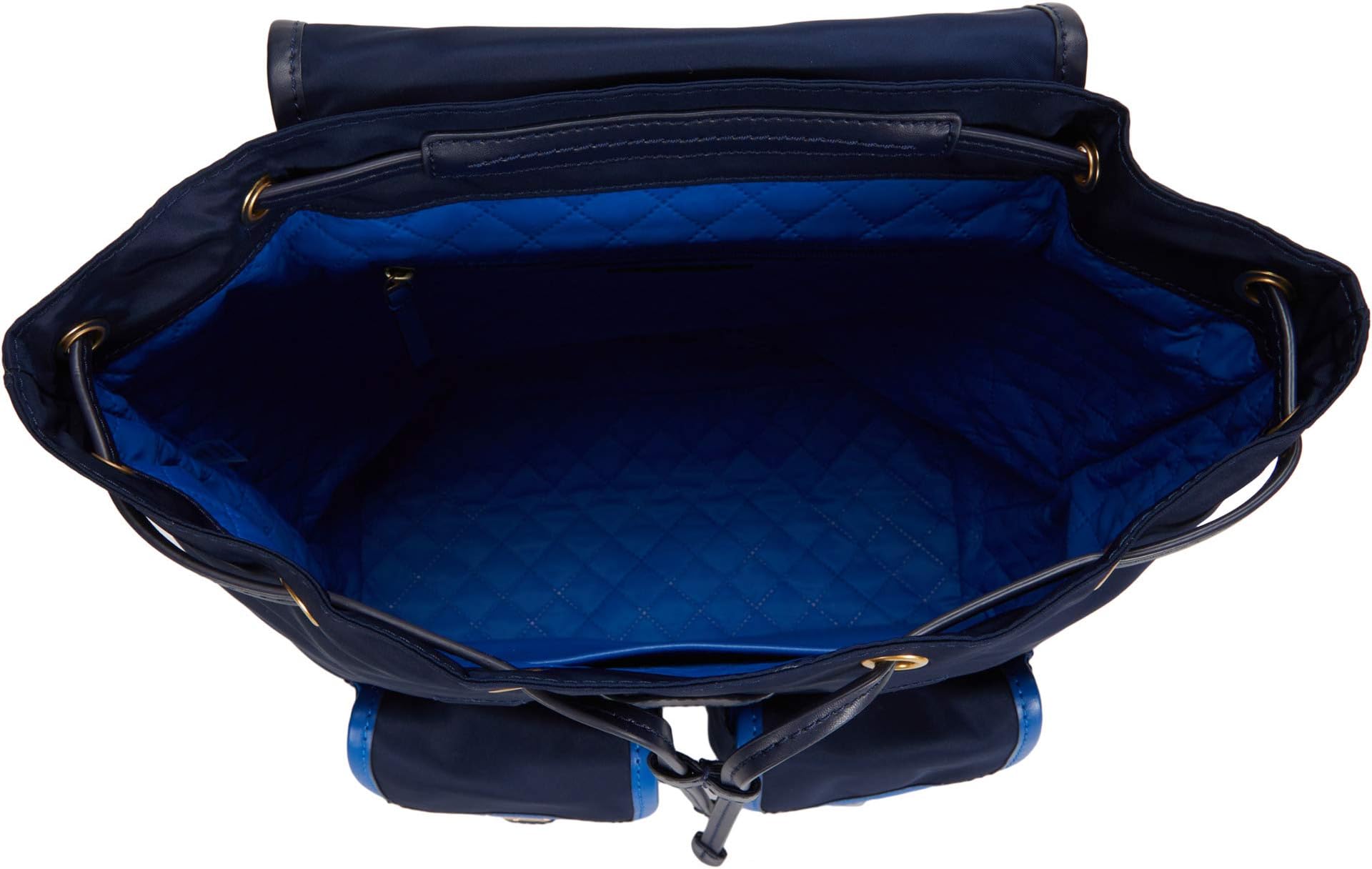 perry nylon flap backpack