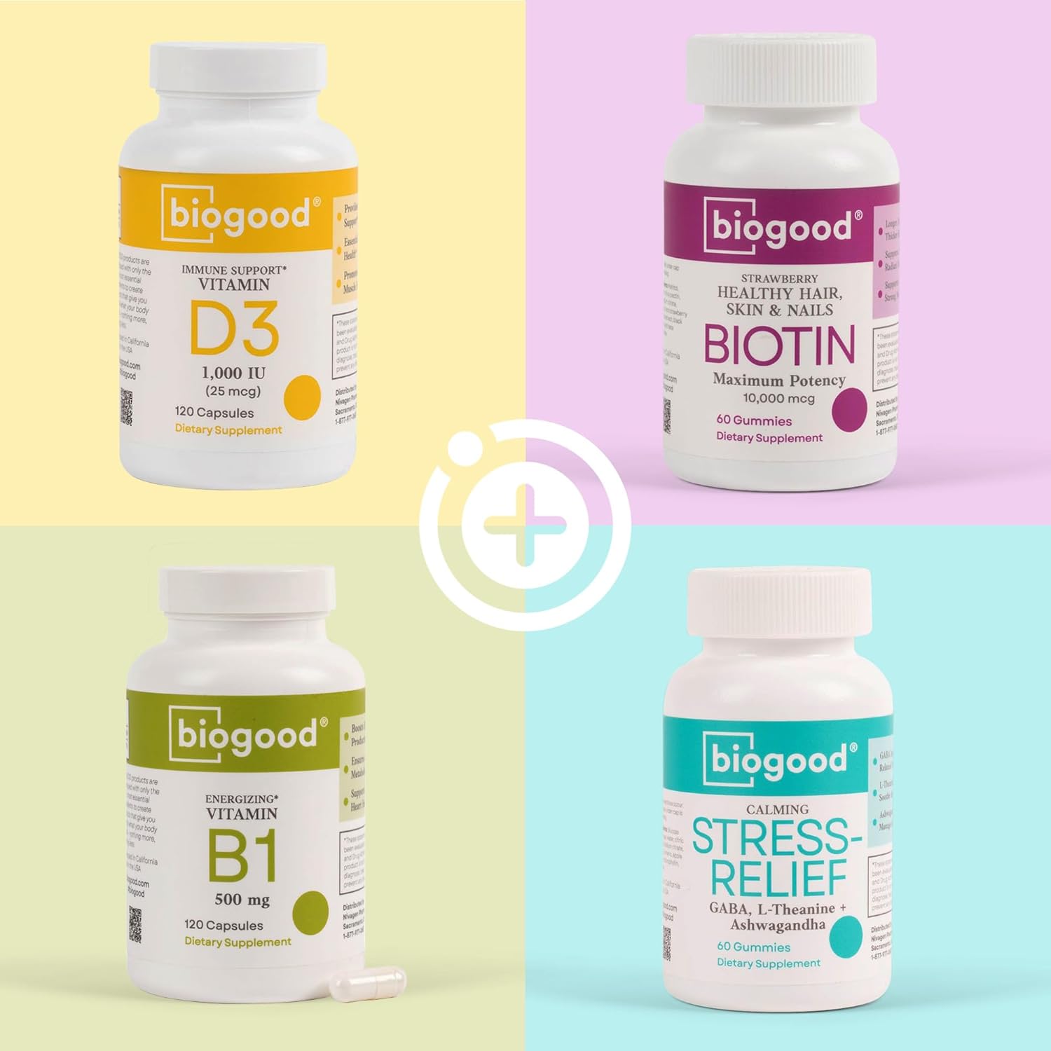 Biotin Gomitas Multivitamínicas Sin Omg Para Mujer Con 10 000 Mcg De