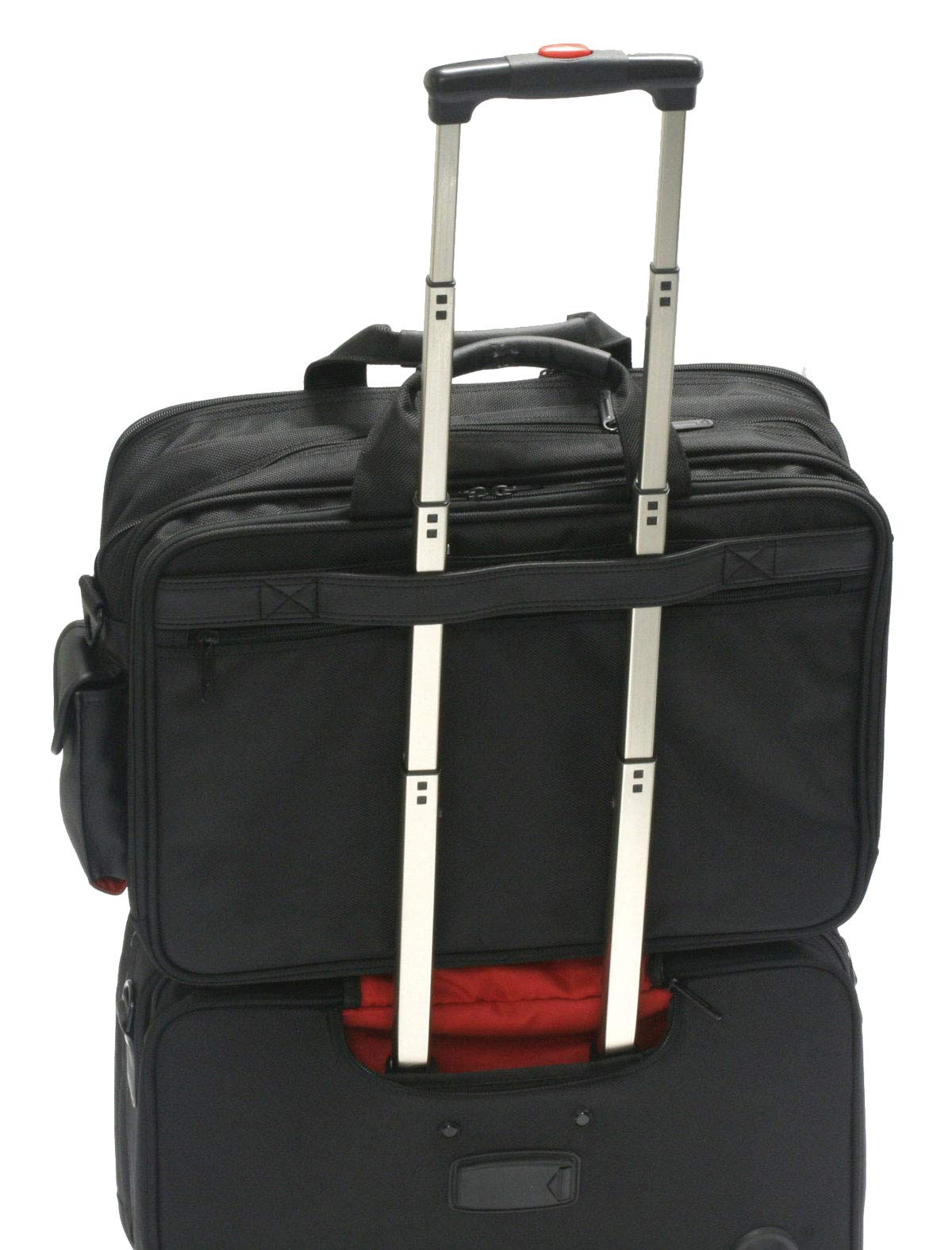 DAVIDT'S Porte Documents et Ordinateur Noir - 4 Compartiments Extensibles avec Fermetures Zippées - Polyester - 1 Unité - 47 x 32 x 17 cm