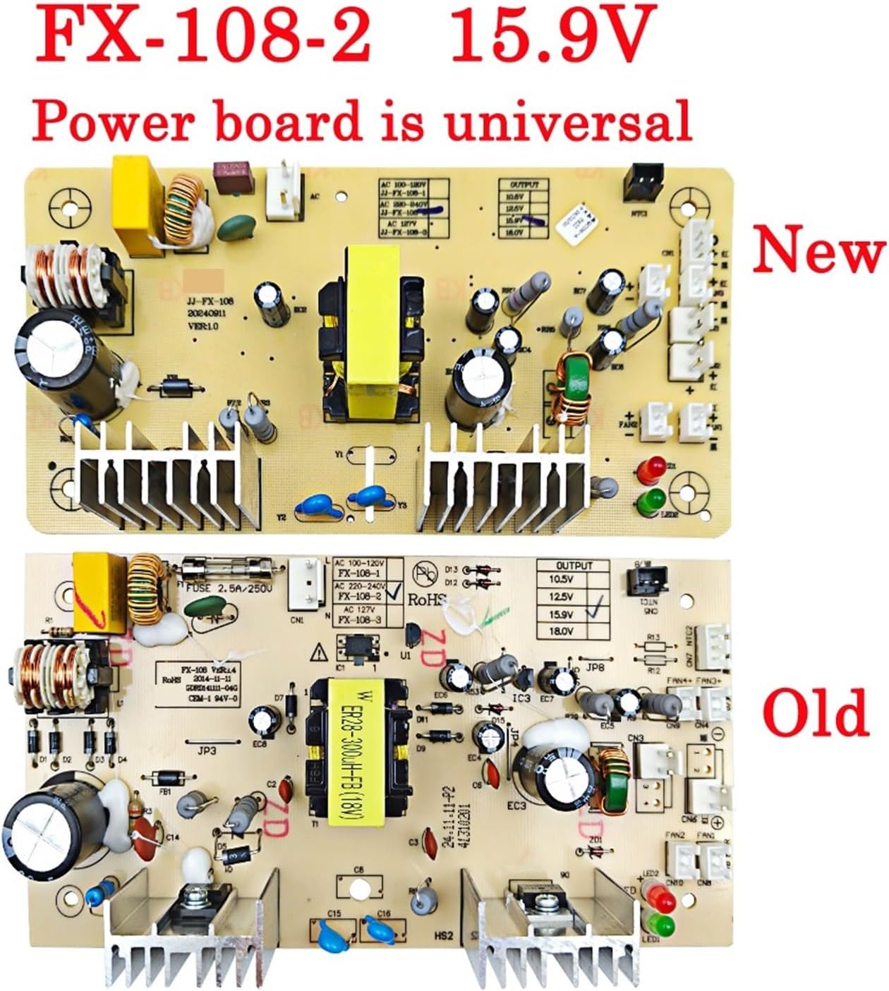 FX-108-2 Red Wine Cabinet Power Board Main Board Power Supply Refrigerator Accessories 220-240V 15.9V Circuit Board