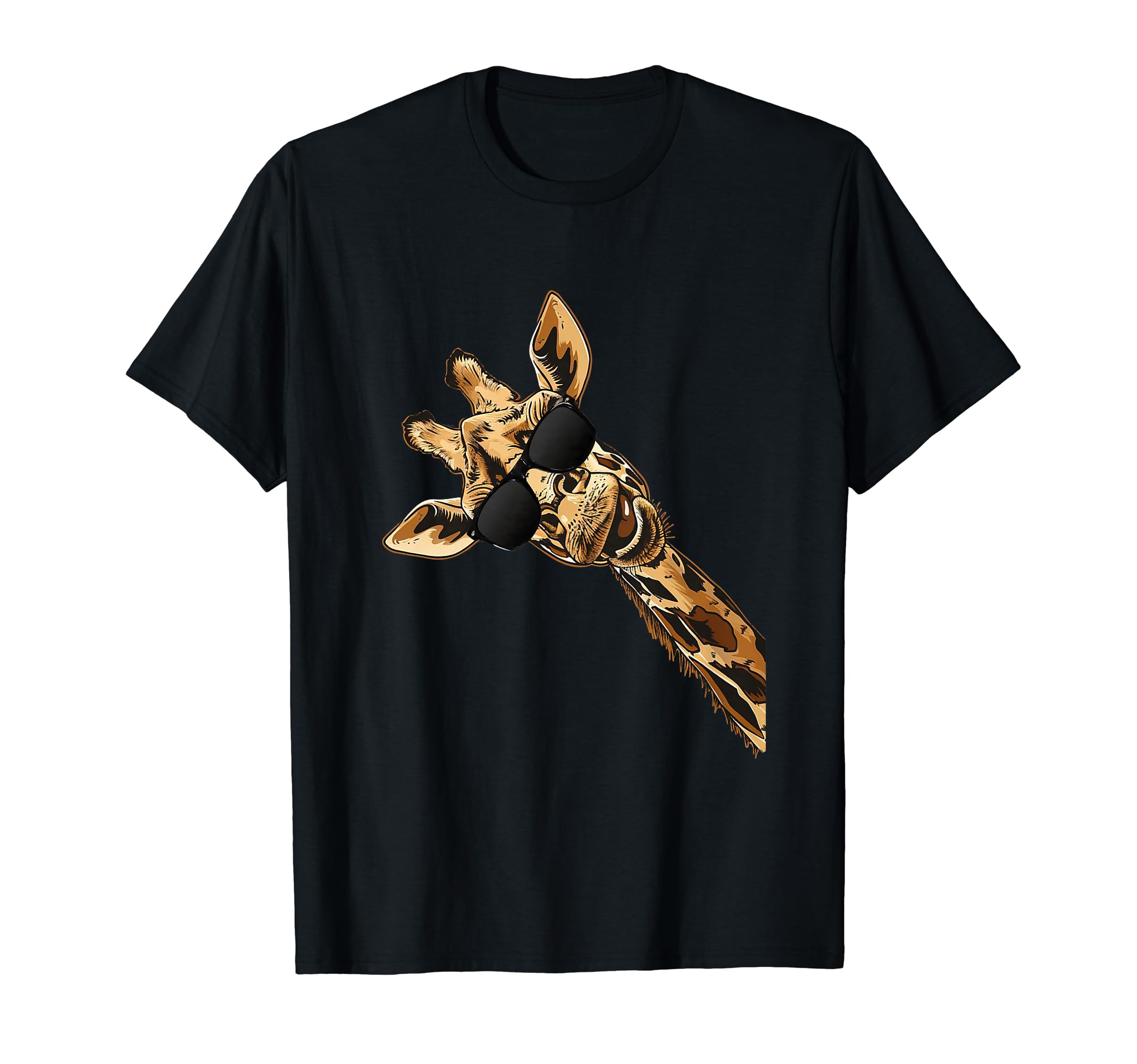 Giraffe With Sunglasses Funny Giraffe Lover T-Shirt