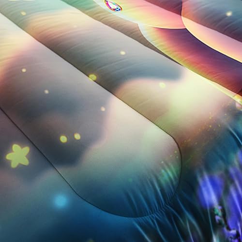 Miniatura 9 de XYNHML Juego de edredón de dinosaurios de dibujos animados, juego de ropa de cama de dinosaurio Kawaii de 3 piezas para todas las estaciones con