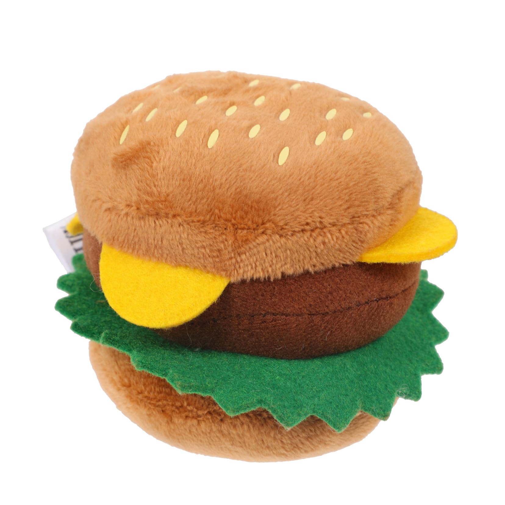 Toddmomy Jouet Sonore en Peluche pour Chien Imitation Nourriture, Résistant à Morsure, Jouet à Couinement Intégré pour Chiots Pendant Le Jeu Activités