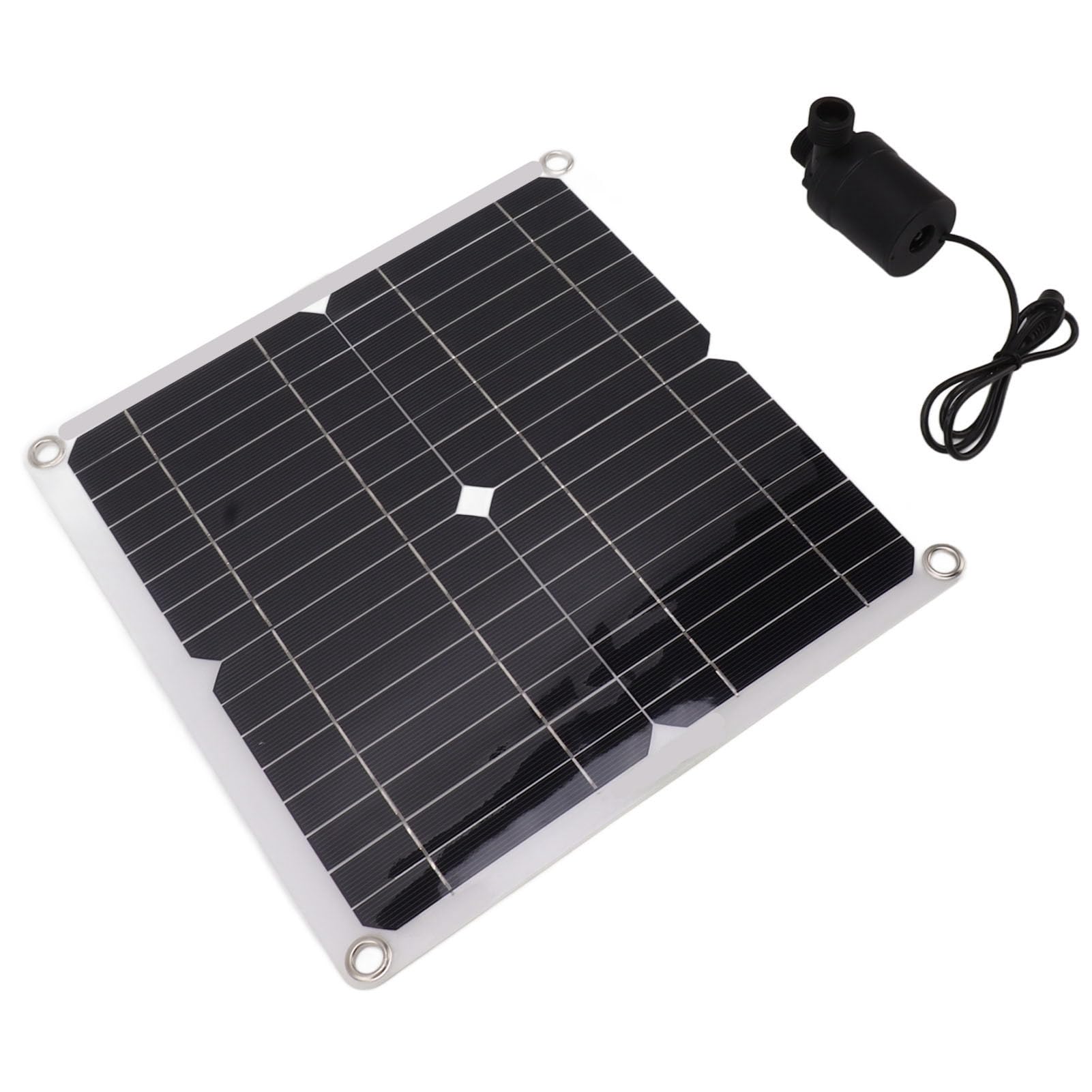 Kit De Bomba De Agua Solar, Panel Solar De 50 W Con Caja De Batería De Bomba De Fuente De Agua De 22 W DC12 V