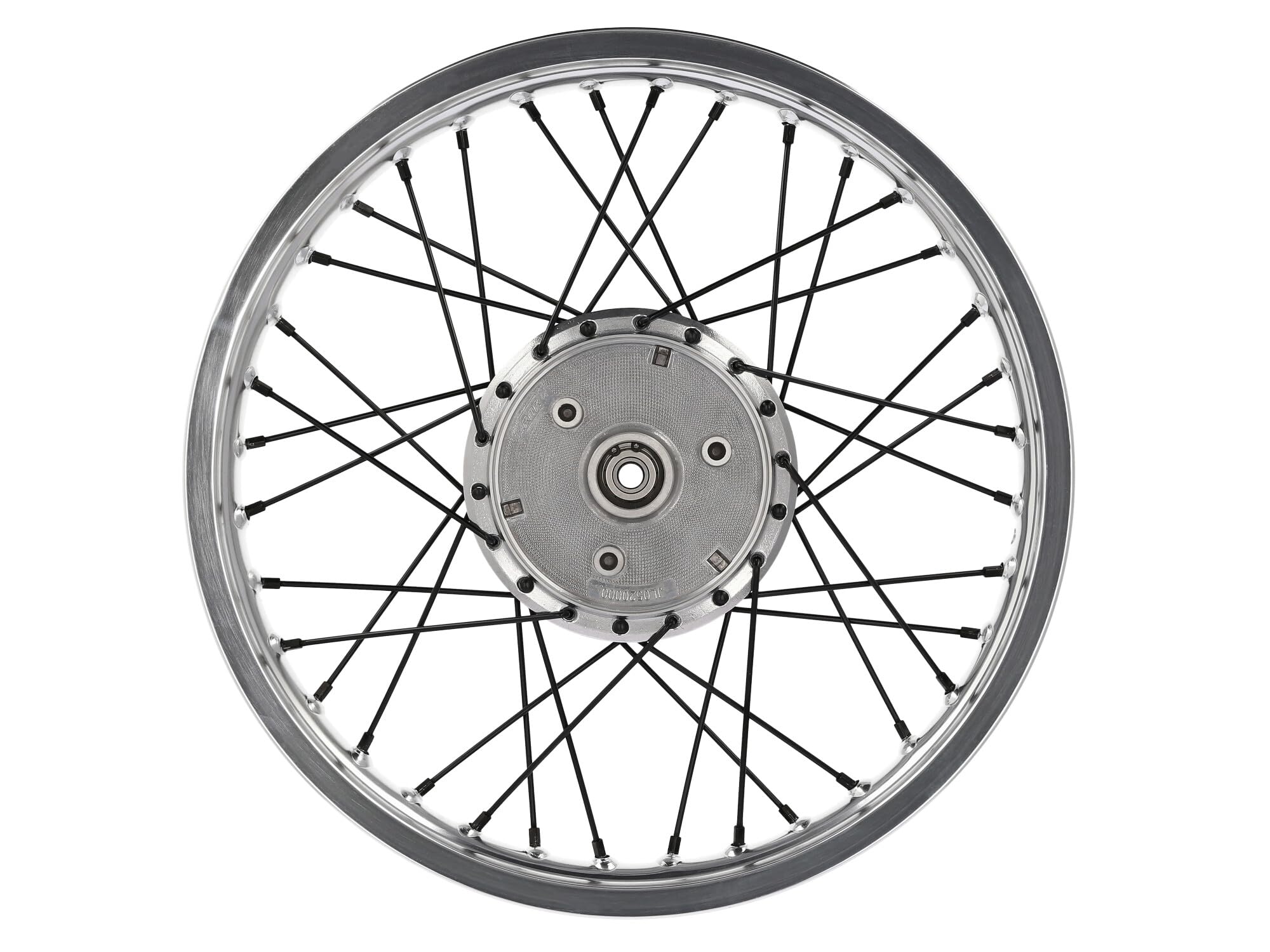 szprychowe kolo 1.6 x 16" aluminiowe obrecze polerowane + czarne szprychy -