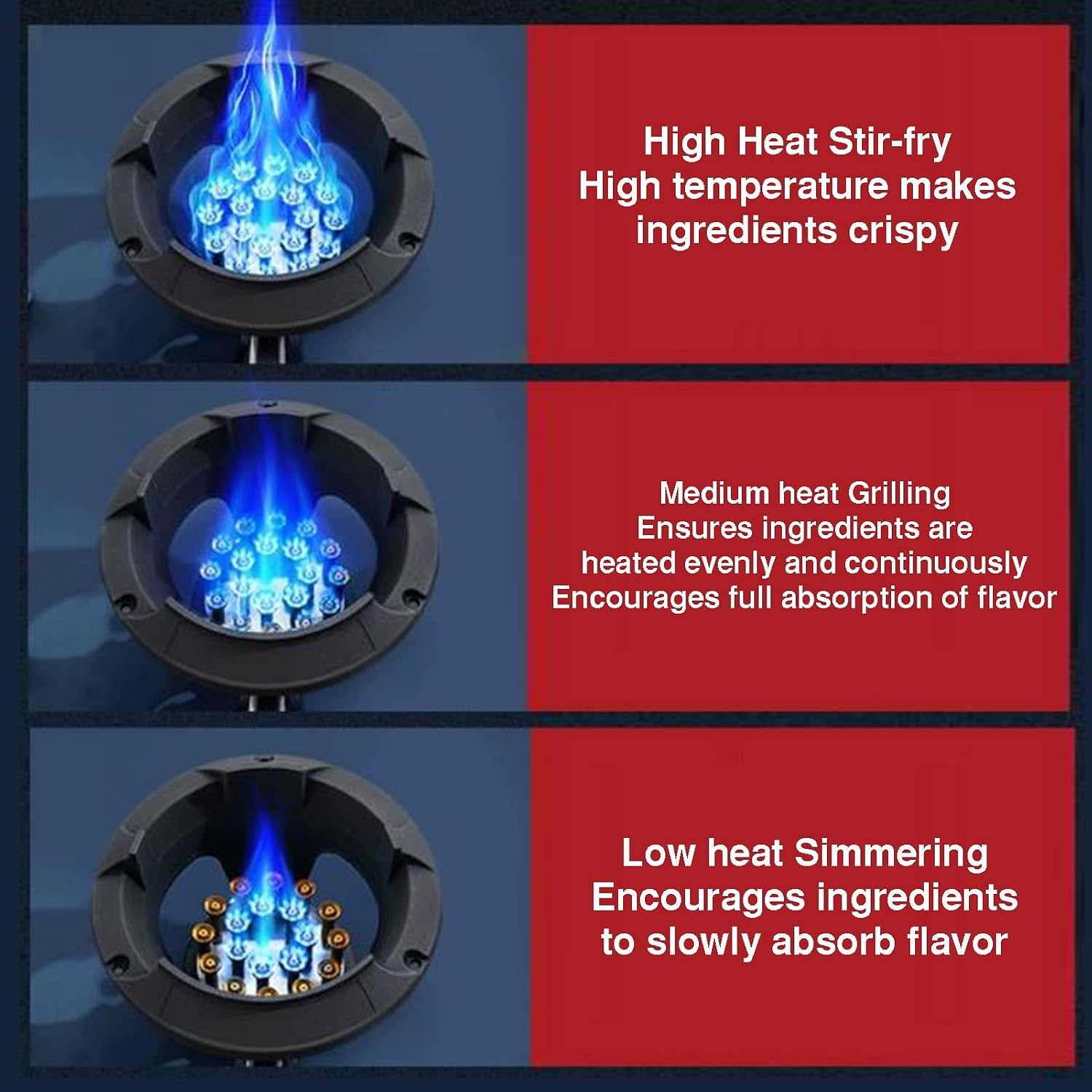 52cm Portable Gas Stove,Commercial 10/17KW High-Output Wok Burner,with 12/19 Nozzles and Flame Failure Protection,for Restaurant Outdoor Cooking(Mg,17kw)