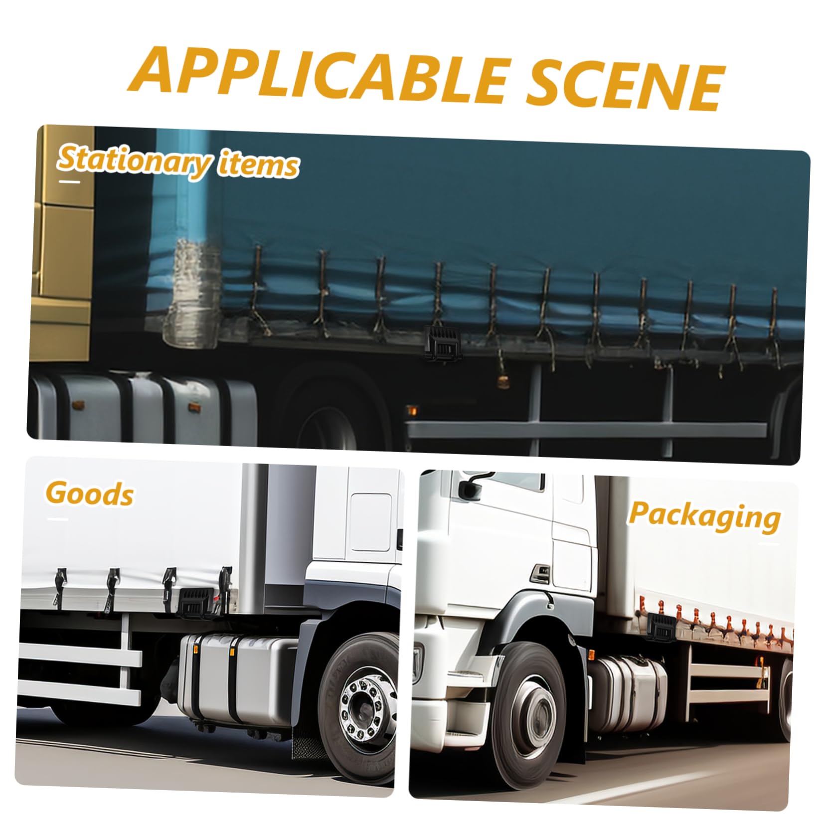Protection D’angle en Plastique Noir 10 Pièces, Triangulaire, pour Sangles | Longueur Réglable, Usage Emballage et Arrimage sur Camion, Accessoire de Conditionnement