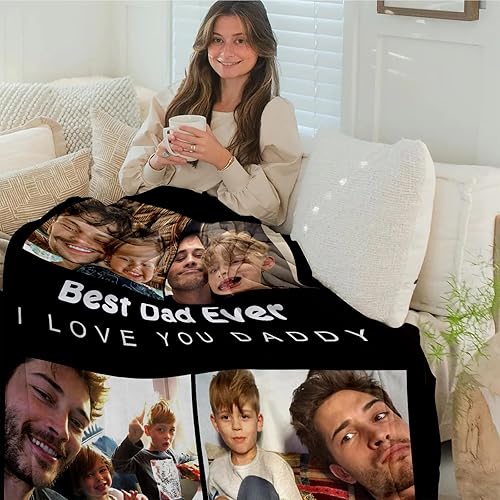 Miniatura 10 de Se envía al día siguiente, regalos para parejas, manta personalizada con fotos, mantas de franela personalizadas, regalos para novio, novia, manta