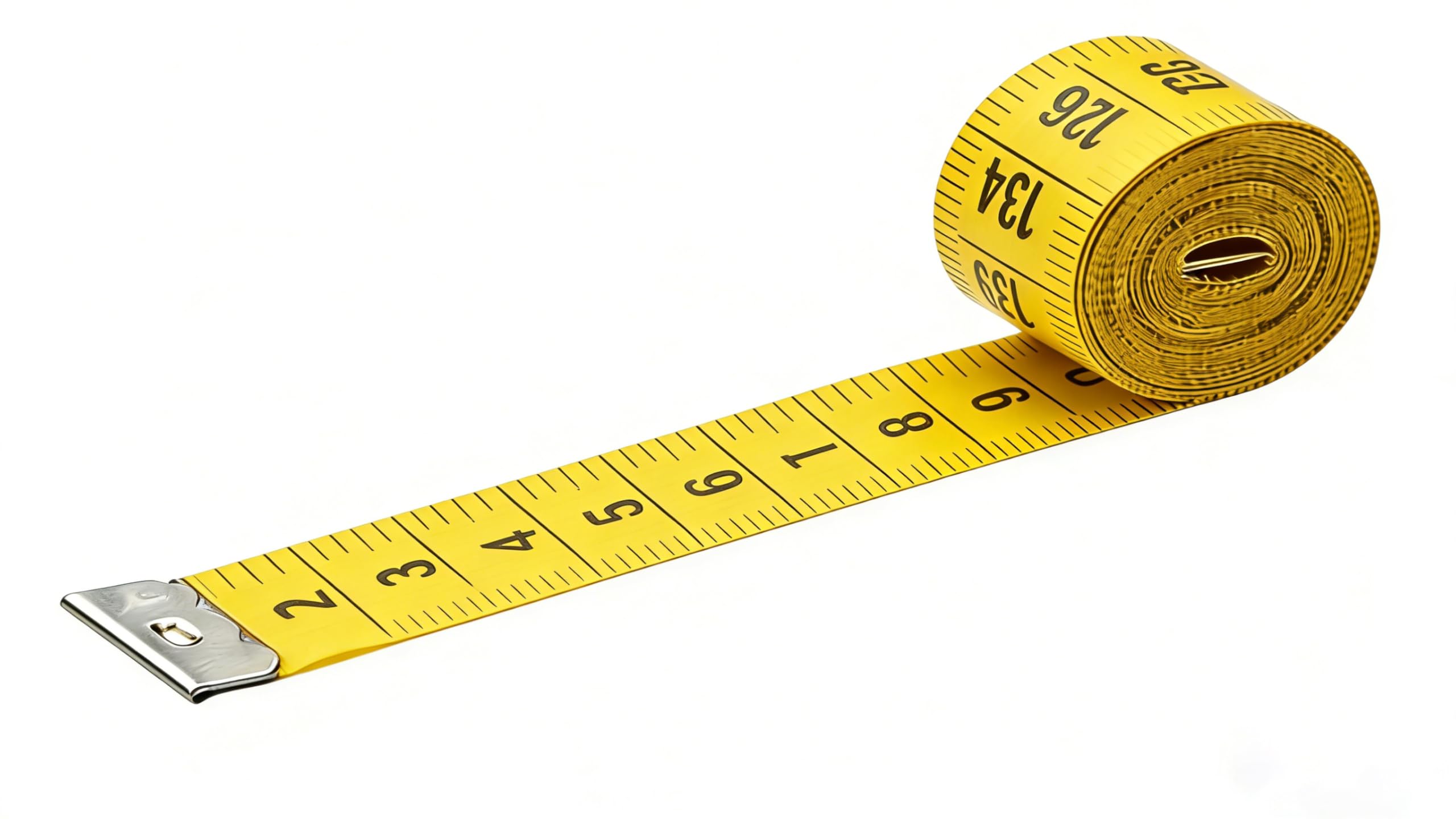 WINTAPE Double Sided Body Measuring Tape WINTAPE Double Sided Body Measuring Ruler Sewing Cloth Dressmaking Tape Soft Tape for Family Size Chest/Waist Circumference, 60 Inches/150 cm (20 mm Yellow)