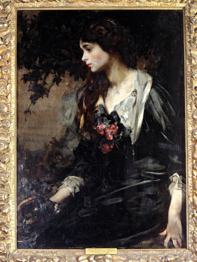 Cuadro sobre lienzo Marjorie Marquesa de Anglesey de 60x90cm para decoración del salón 5