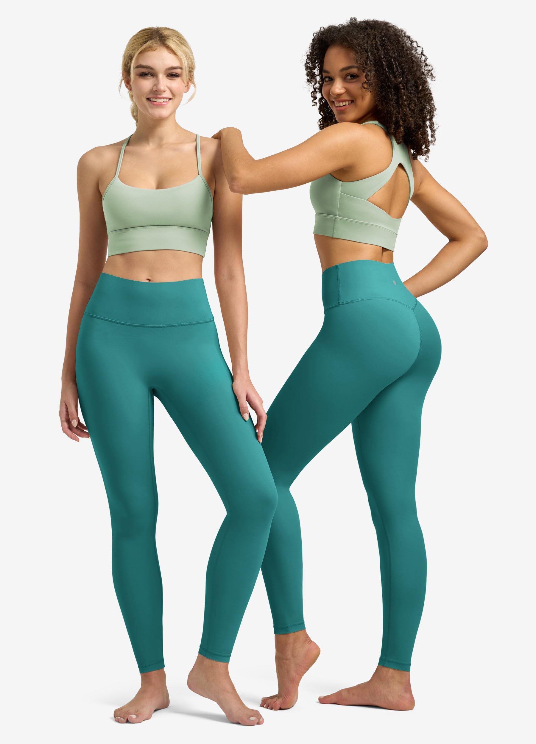 Willit Butterflux spodnie do jogi damskie legginsy treningowe z wysokim stanem dla kobiet kontrola brzucha sportowe bieganie legginsy na siłownię 63 cm 28