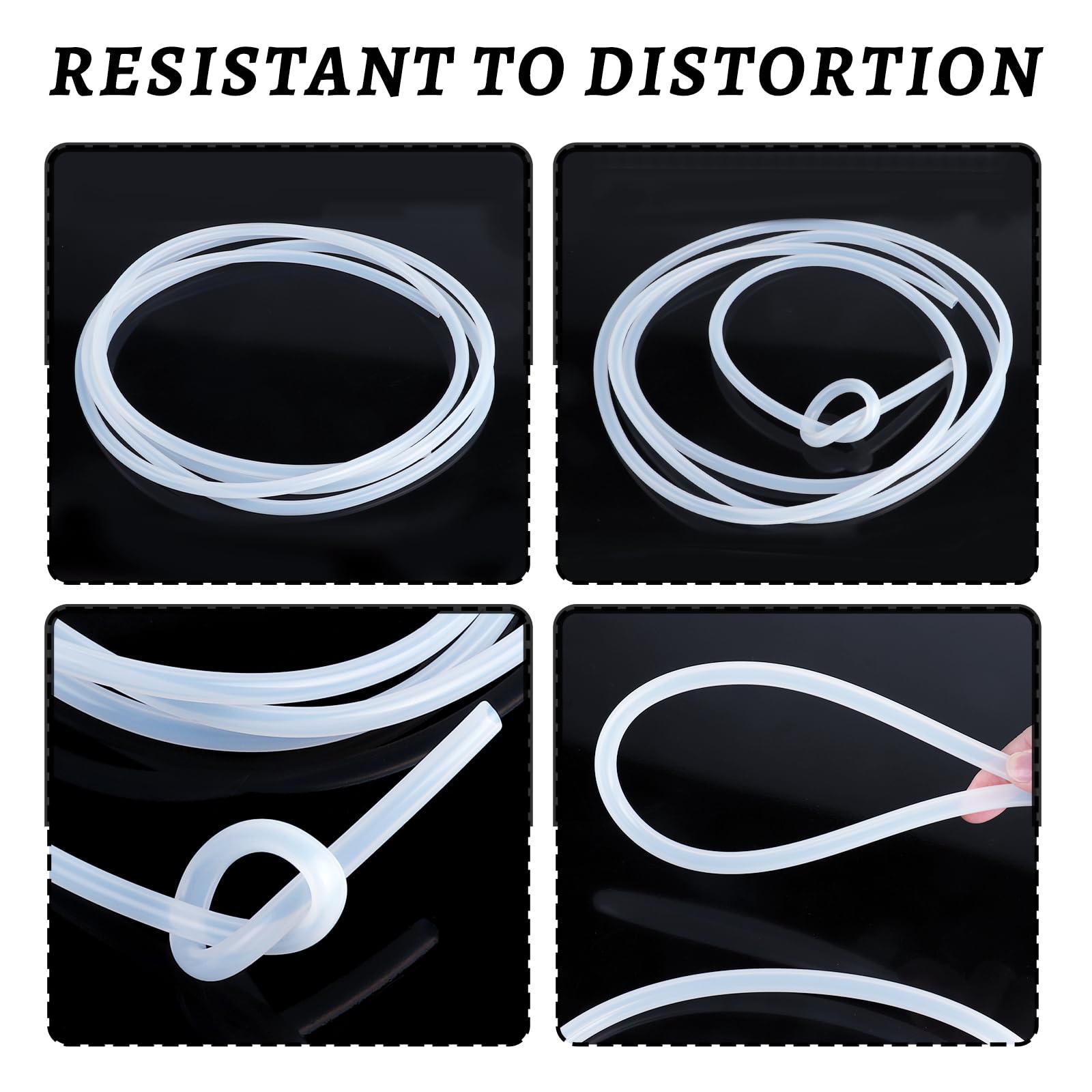 Tuyau Silicone Alimentaire Transparent 12x16 Mm - 3 Mètres - Qualité Sans BPA, Résiste -60°C à 200°C - 2