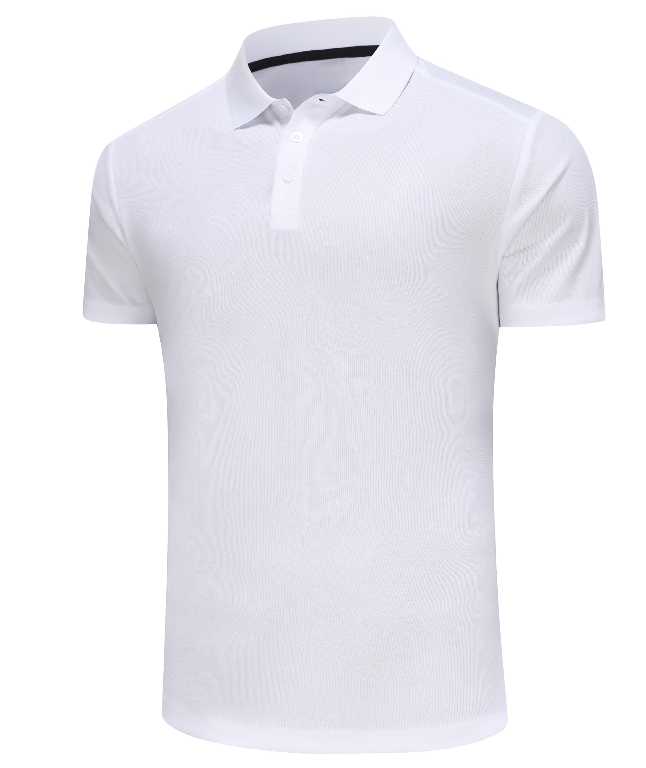 Djtnzdm Polo Uomo Manica Corta Traspirante Polo Estivo Uomo Casual Polo Sportiva Uomo Tennis Polo Shirt Uomo con Bottoni Basic Golf Tennis T-Shirt Regular Fit