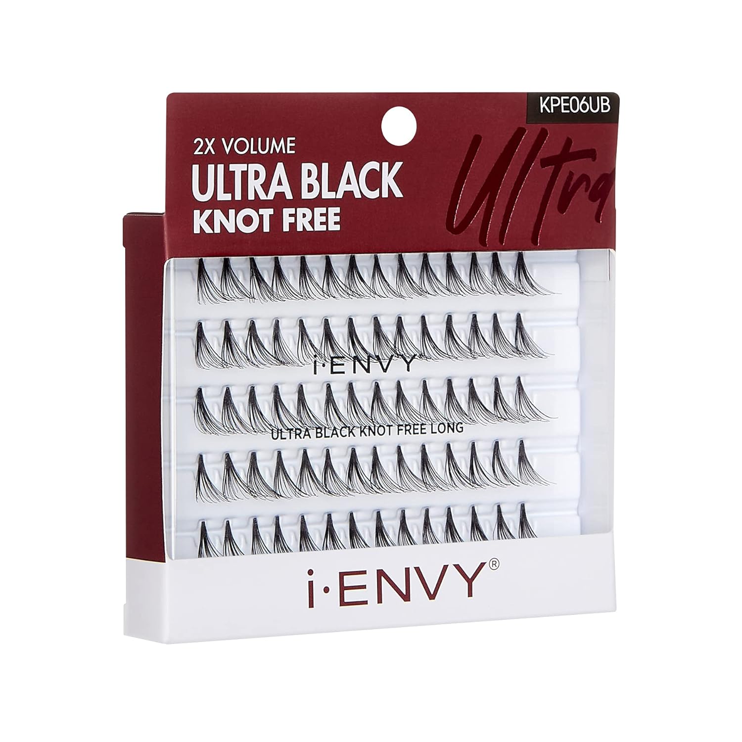 i-Envy Kiss Premium Knot Free 70 Individual Lashes (Ultra Black)