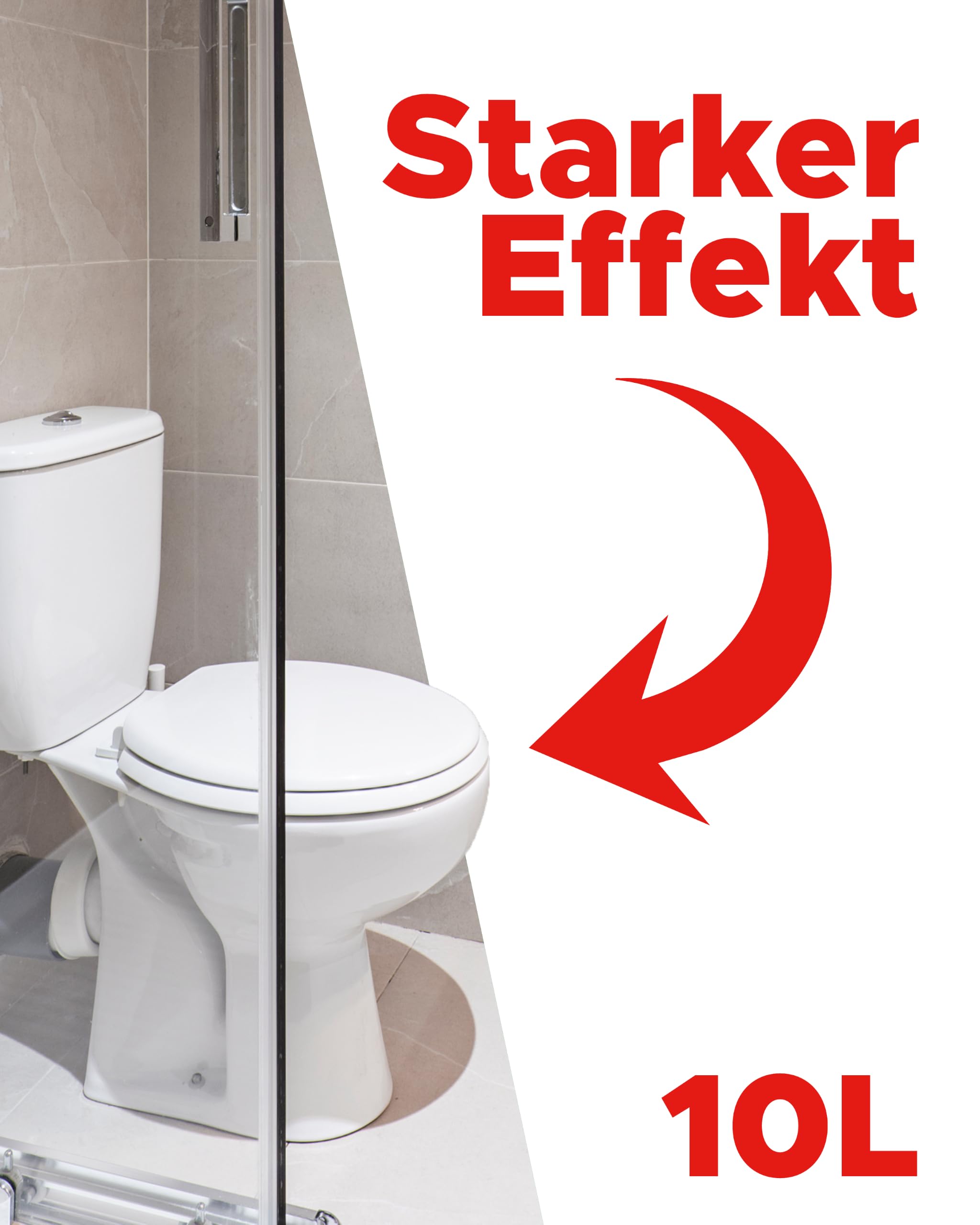 Lorito Sanitärreiniger Sanipur 10 L Konzentrat, Badreiniger extra stark | Saurer Urinsteinentferner & Badreiniger extra stark mit Abperleffekt gegen Kalk & Rost, ergiebiges Konzentrat (20–50 ml/10 L)