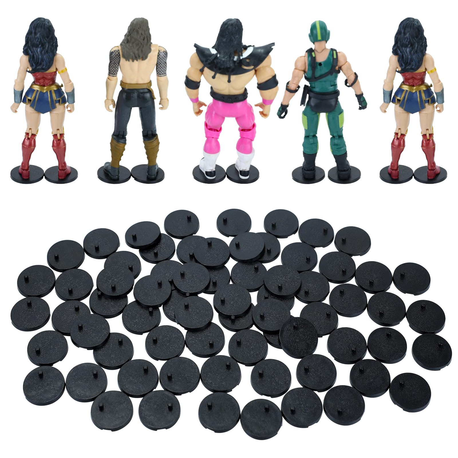 Base Multi-Peg Per Action Figure 1/12 (36 Pezzi) – Supporto Per Star Wars Black Series 15cm