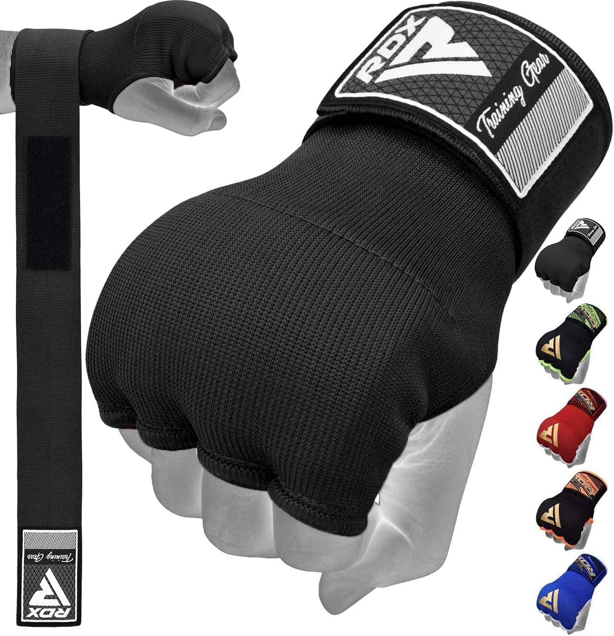 RDX Boxing Hand Wraps Inner Gloves, Quick 75cm Long Wrist Straps