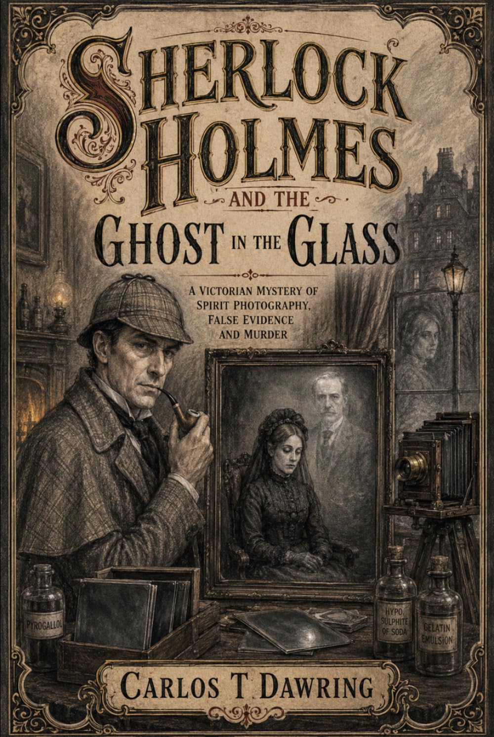 Sherlock Holmes and the Ghost in the Glass: A Victorian Mystery of Spirit Photography, False Evidence and Murder (The Carlos T Dawring Victorian Murder Mysteries)