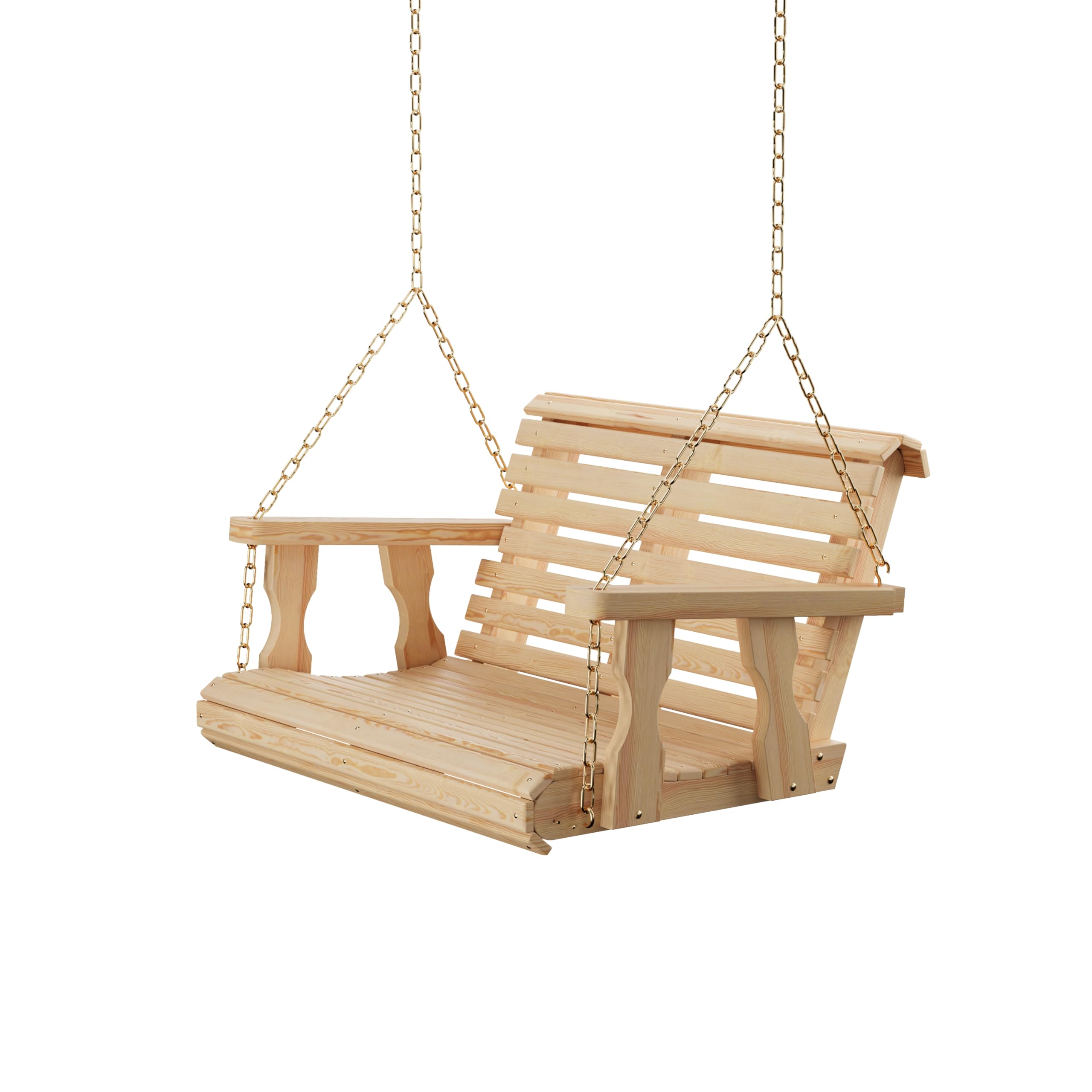 Amish Casual Heavy Duty 700 Lb Capacity Porch Swing (3 Foot, Unfinished)