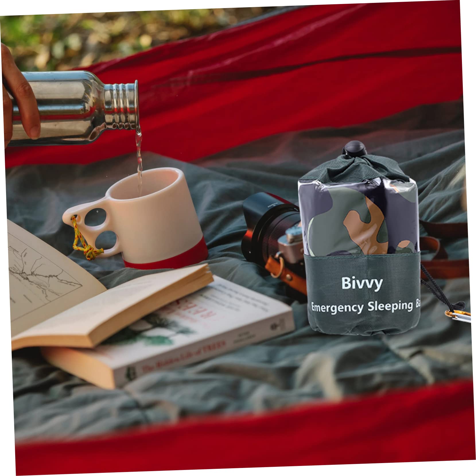 POPETPOP Lot De 3 De Couchage Compacts pour L'extérieur Coupe-Vent pour L'alpinisme Et Le Camping