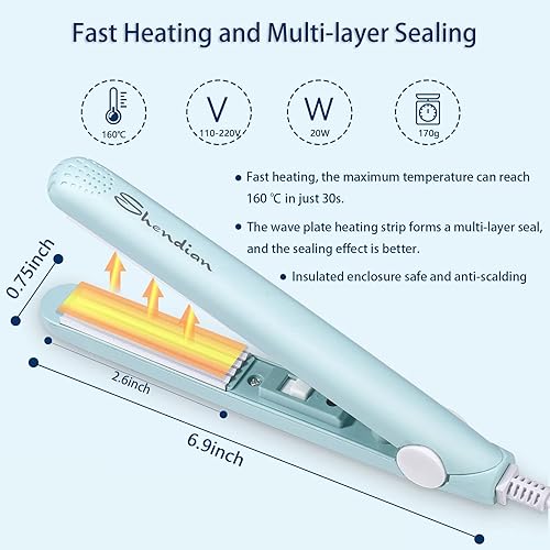 Miniatura 2 de Sellador de bolsas de mini chips, sellador de bolsas portátil, sellado térmico, resellador de bolsas de cocina de mano reutilizable para bolsas de